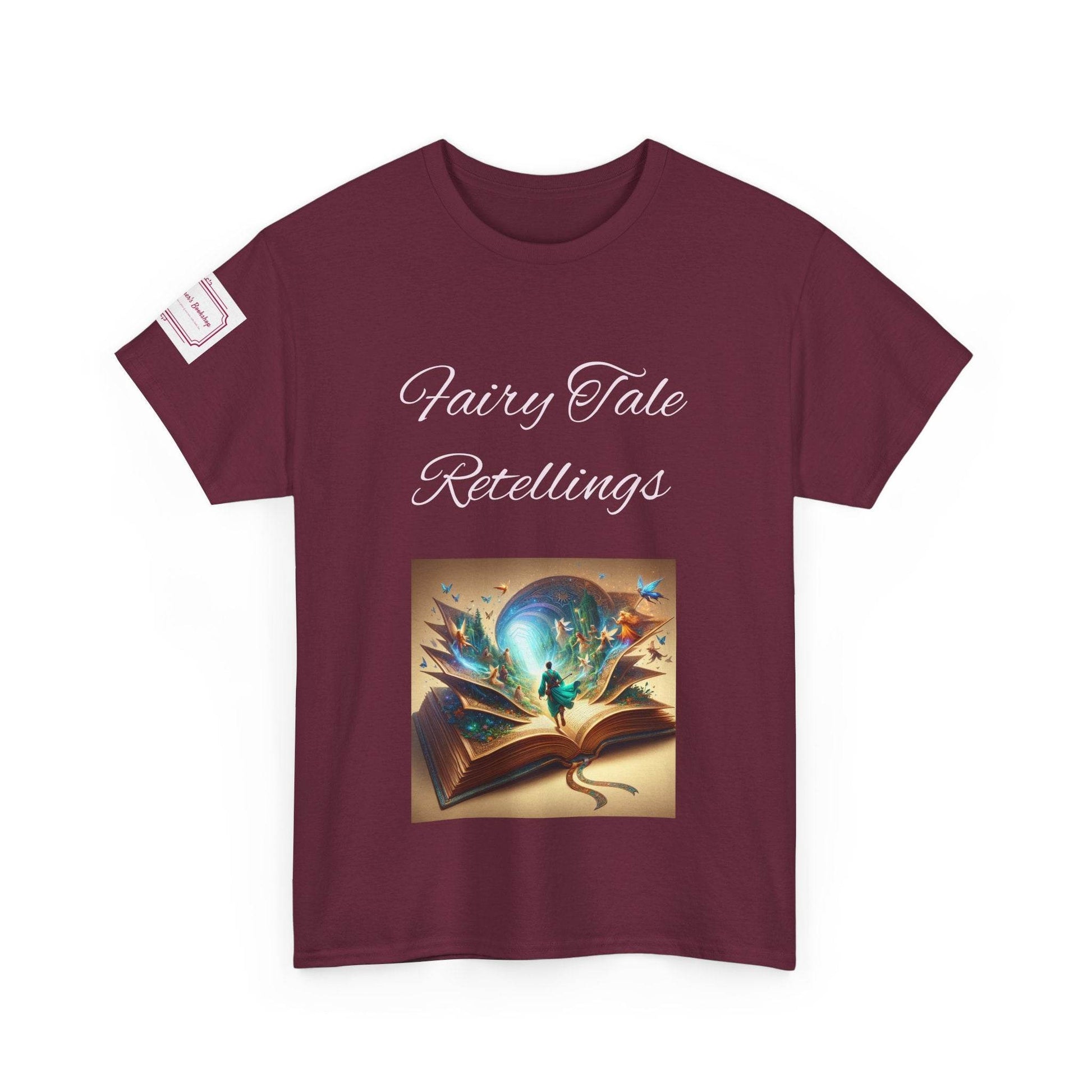 Fiction - Unisex Heavy Cotton Tee - Fairy Tale Retellings - The Dreamer's Bookshop.