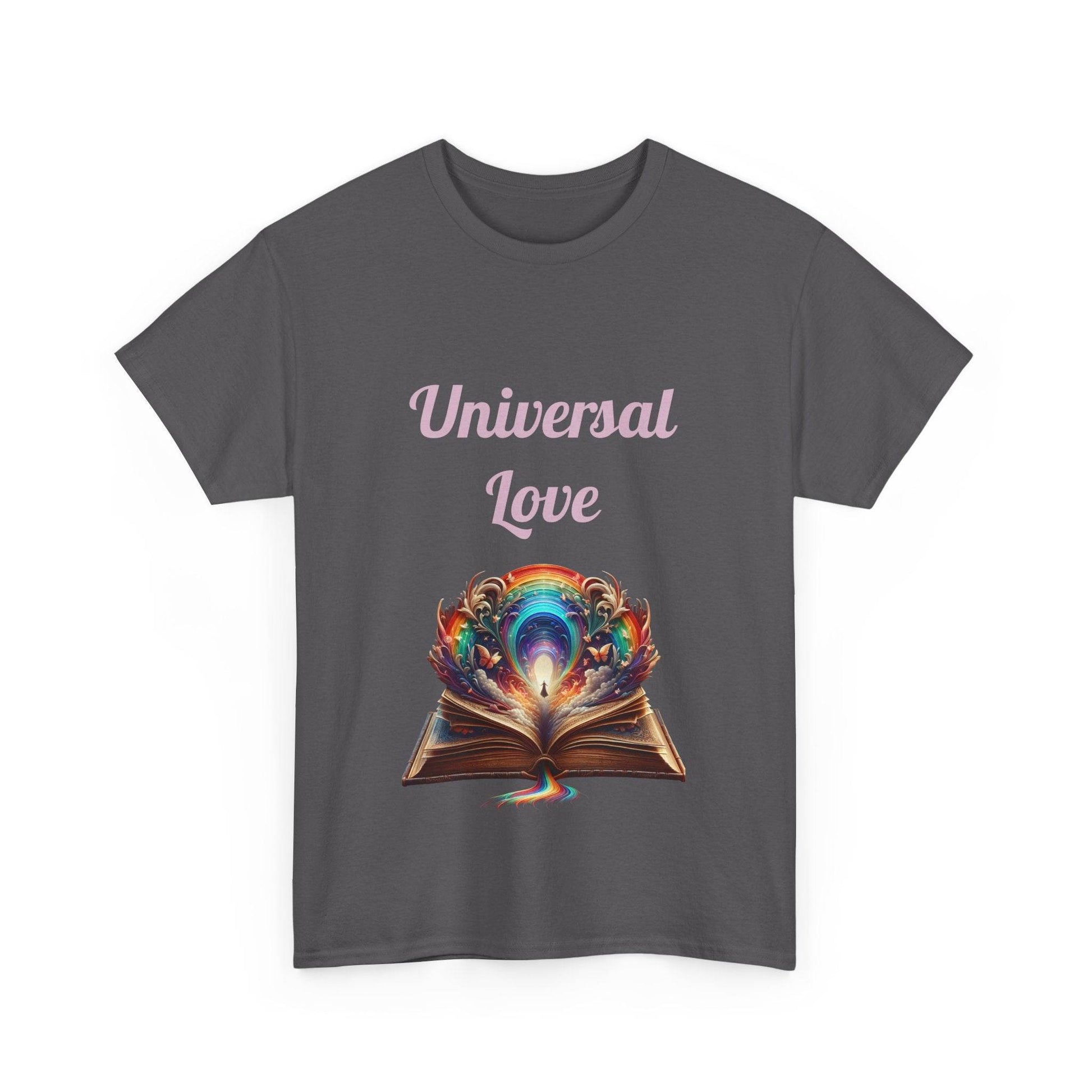 Universal Love - Unisex Heavy Cotton Tee - Queer Romance Books - The Dreamer's Bookshop.