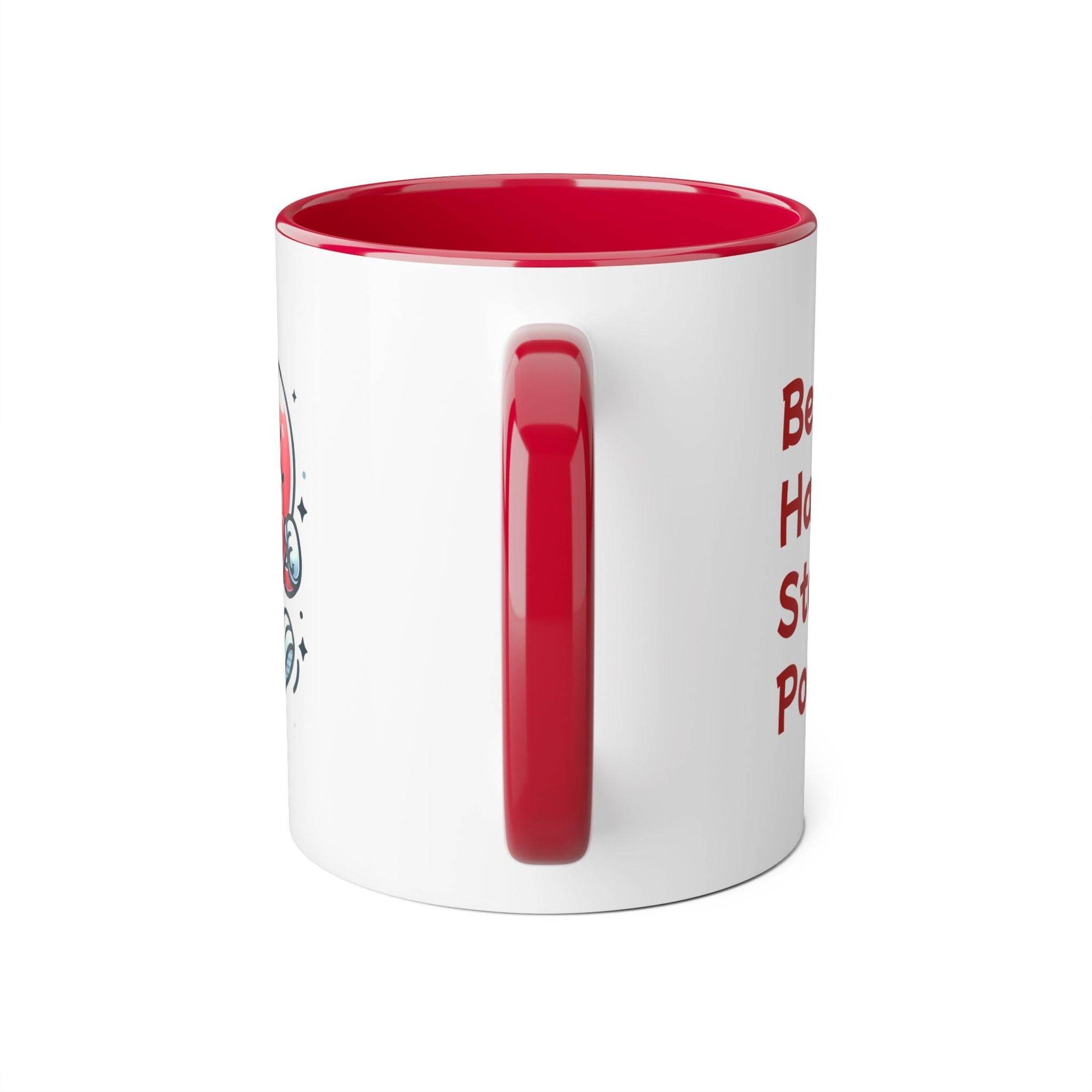 Be Happy Stay Positive Accent Mug - 11oz Coffee Cup for Daily Inspiration - The Dreamer's Bookshop.