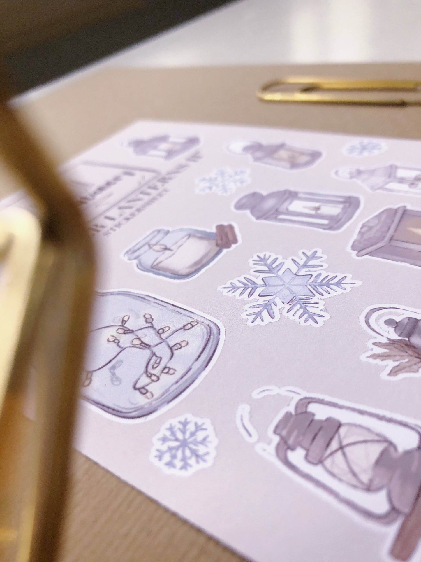 T's Stationery - „Winterlantaarns II” - The Dreamer's Bookshop.