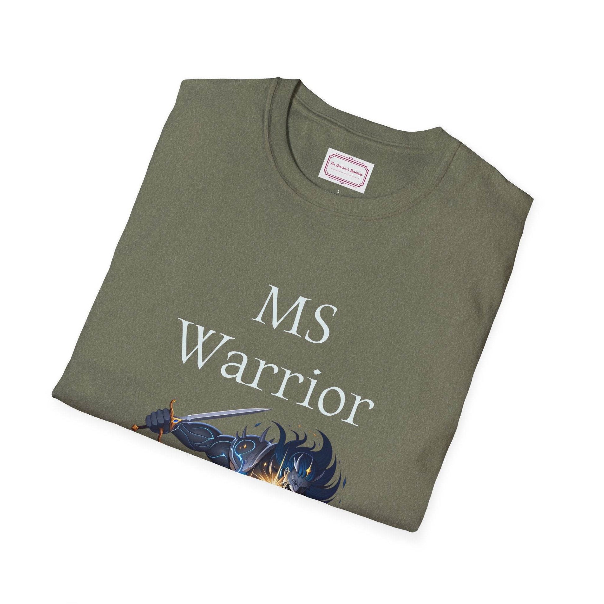M.S. Warrior Unisex Softstyle T-Shirt - Embrace Your Battles - The Dreamer's Bookshop.
