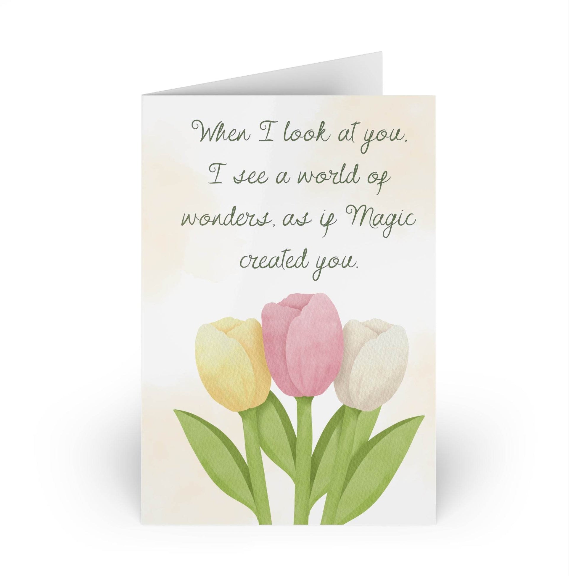 The Dreamer's Bookshop Affection "When I Look" Art Print Card - The Dreamer's Bookshop.