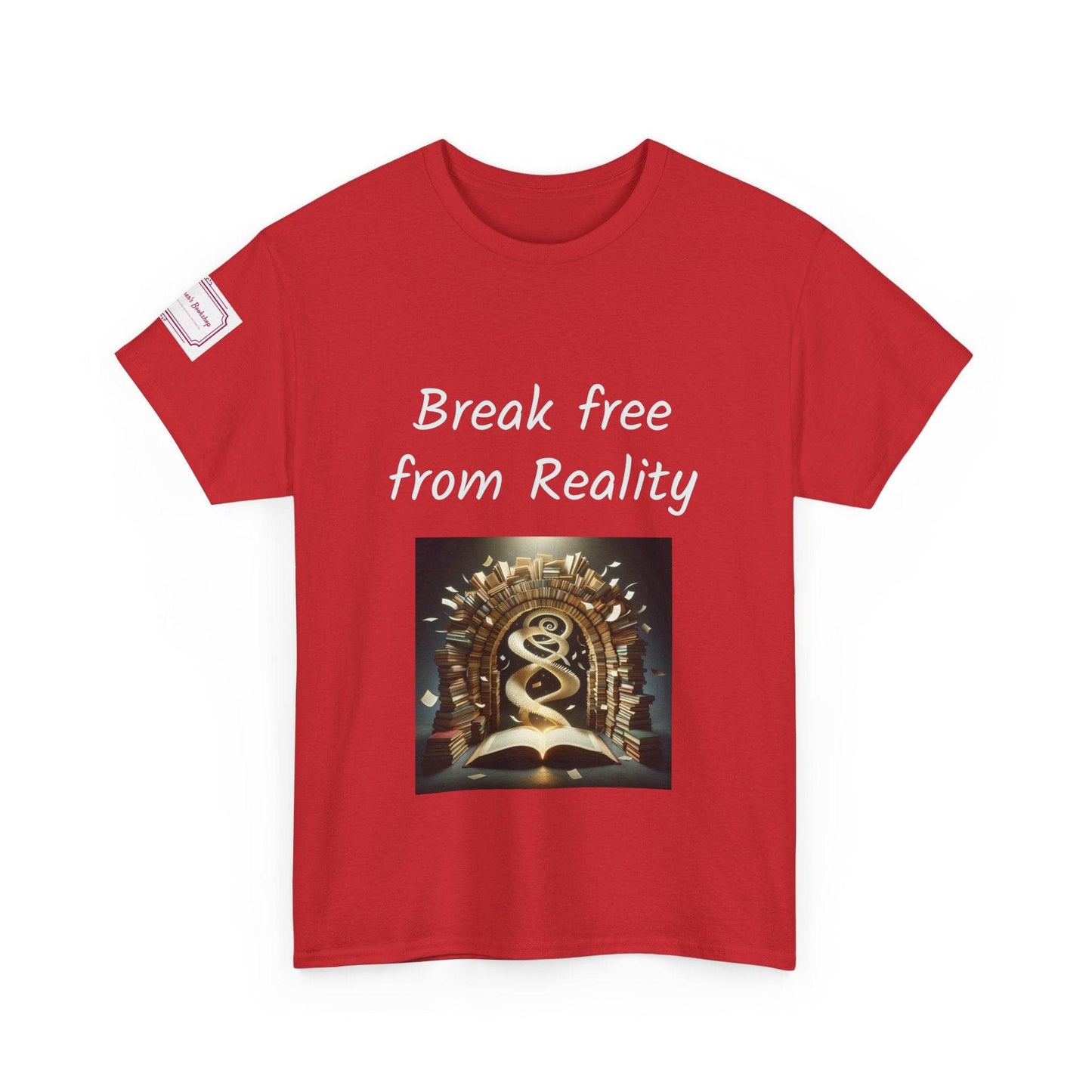 Break Free - Graphic Unisex Heavy Cotton Tee - Book Lovers - The Dreamer's Bookshop.