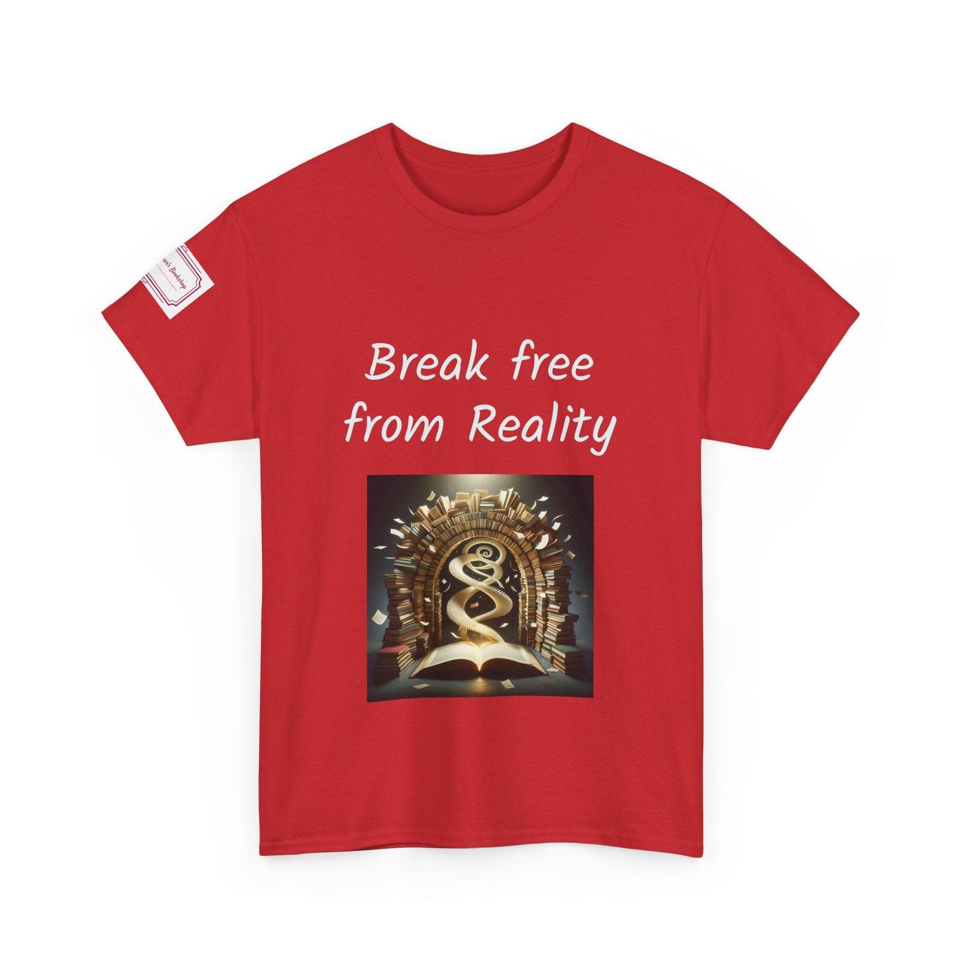 Break Free - Graphic Unisex Heavy Cotton Tee - Book Lovers - The Dreamer's Bookshop.