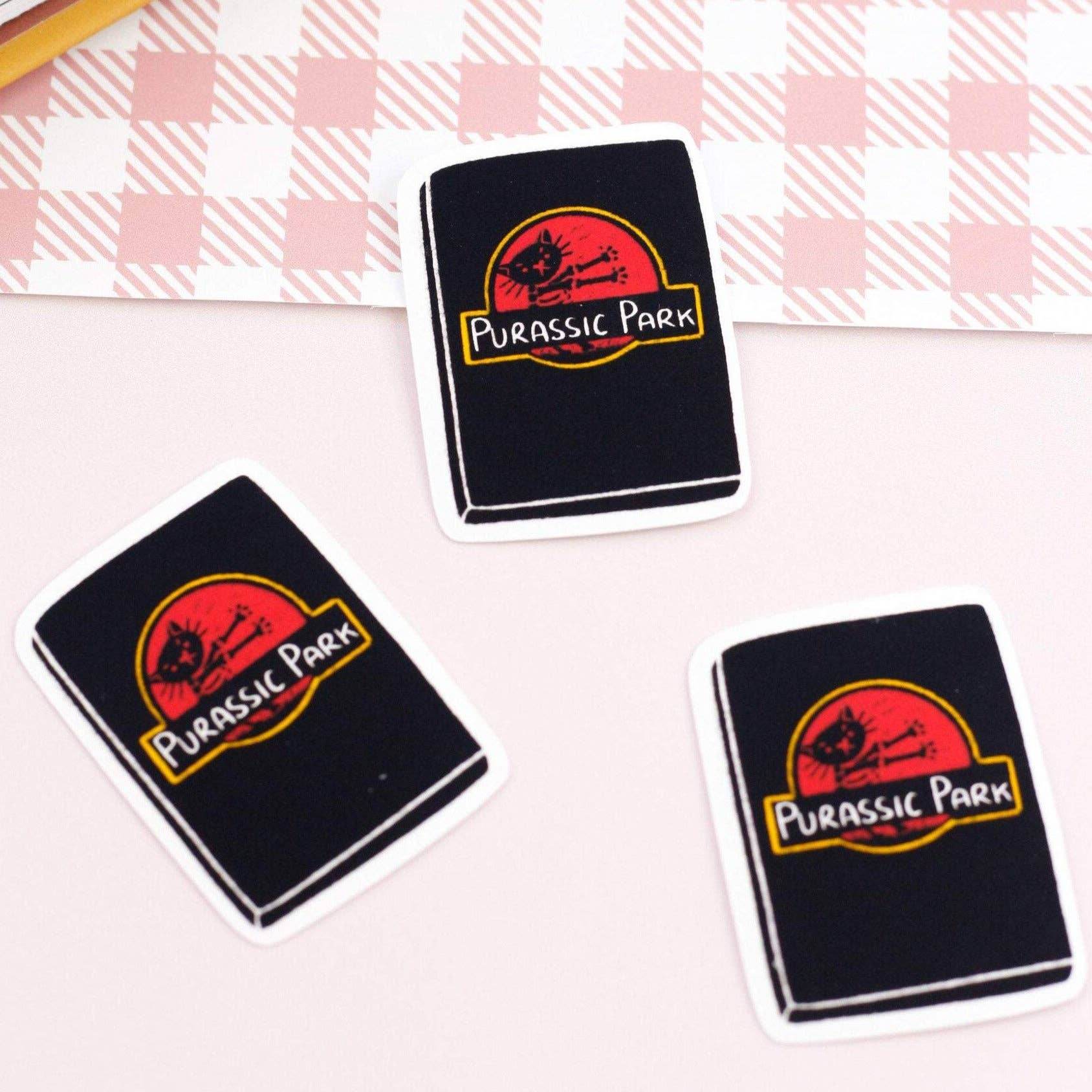 My Sweet Paper Card - Purassic Park - Kattensticker - The Dreamer's Bookshop.