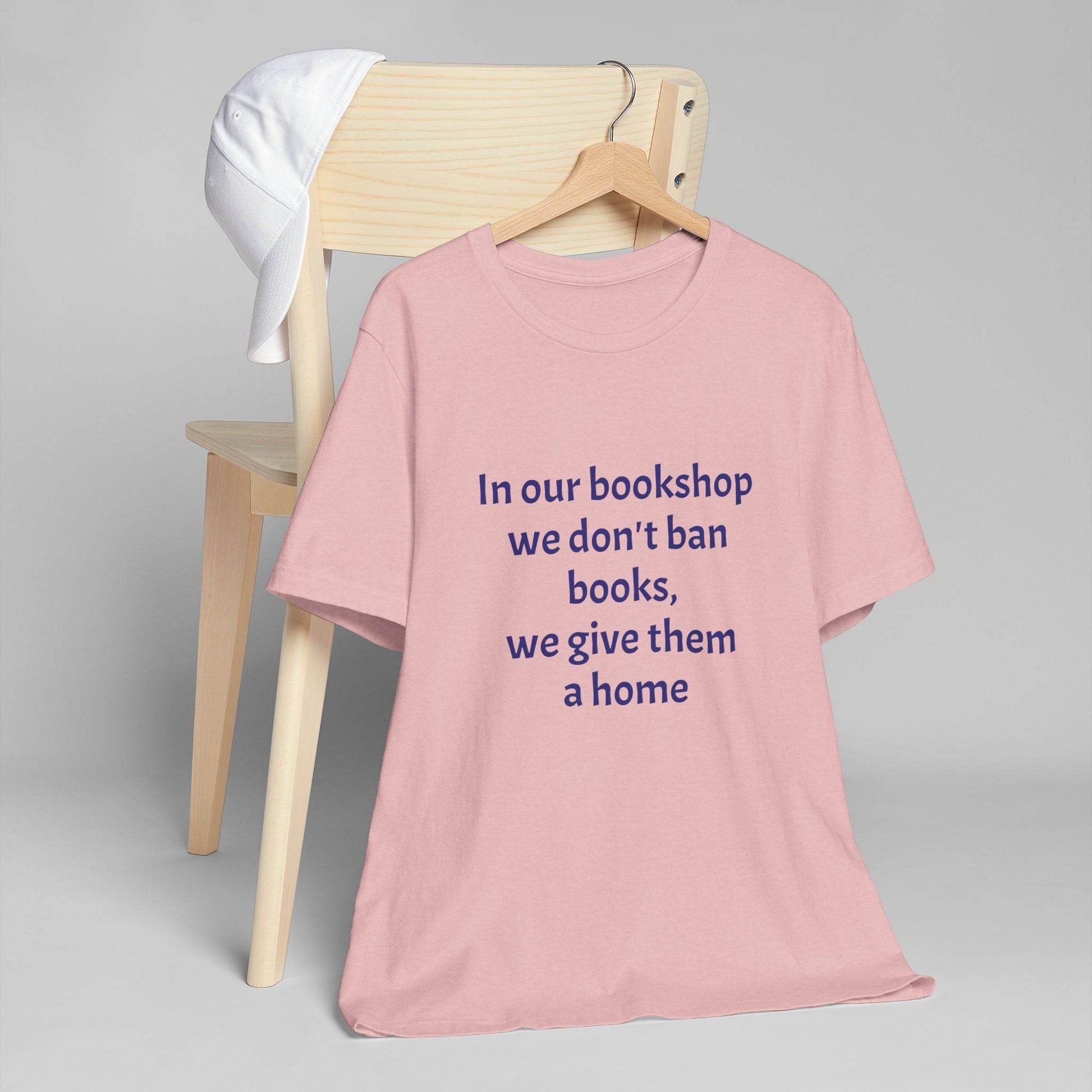 Inspirational Unisex Jersey T-Shirt - In our bookshop Vibe - The Dreamer's Bookshop.