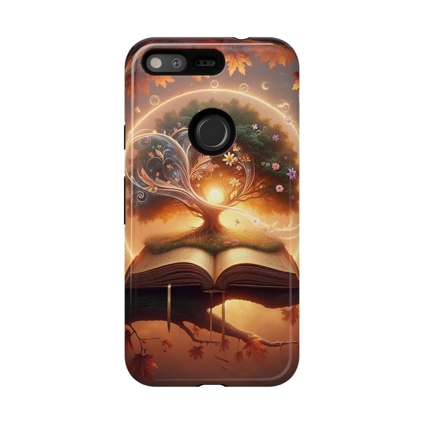 Google & Samsung - Artistic Phone Case with BookishTree Design - Tough Cases - The Dreamer's Bookshop.