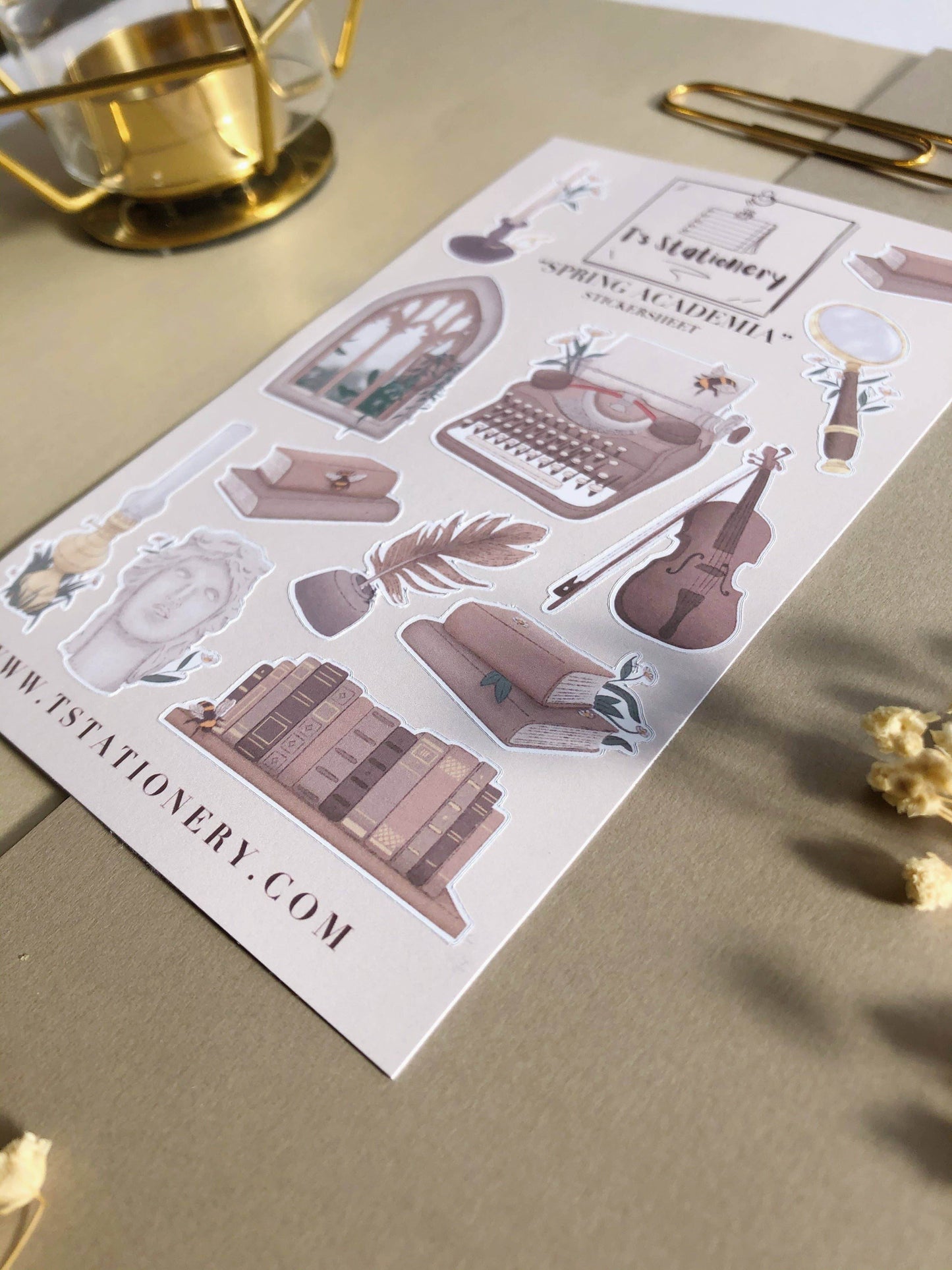 T's Stationery - „Spring Academia” - The Dreamer's Bookshop.