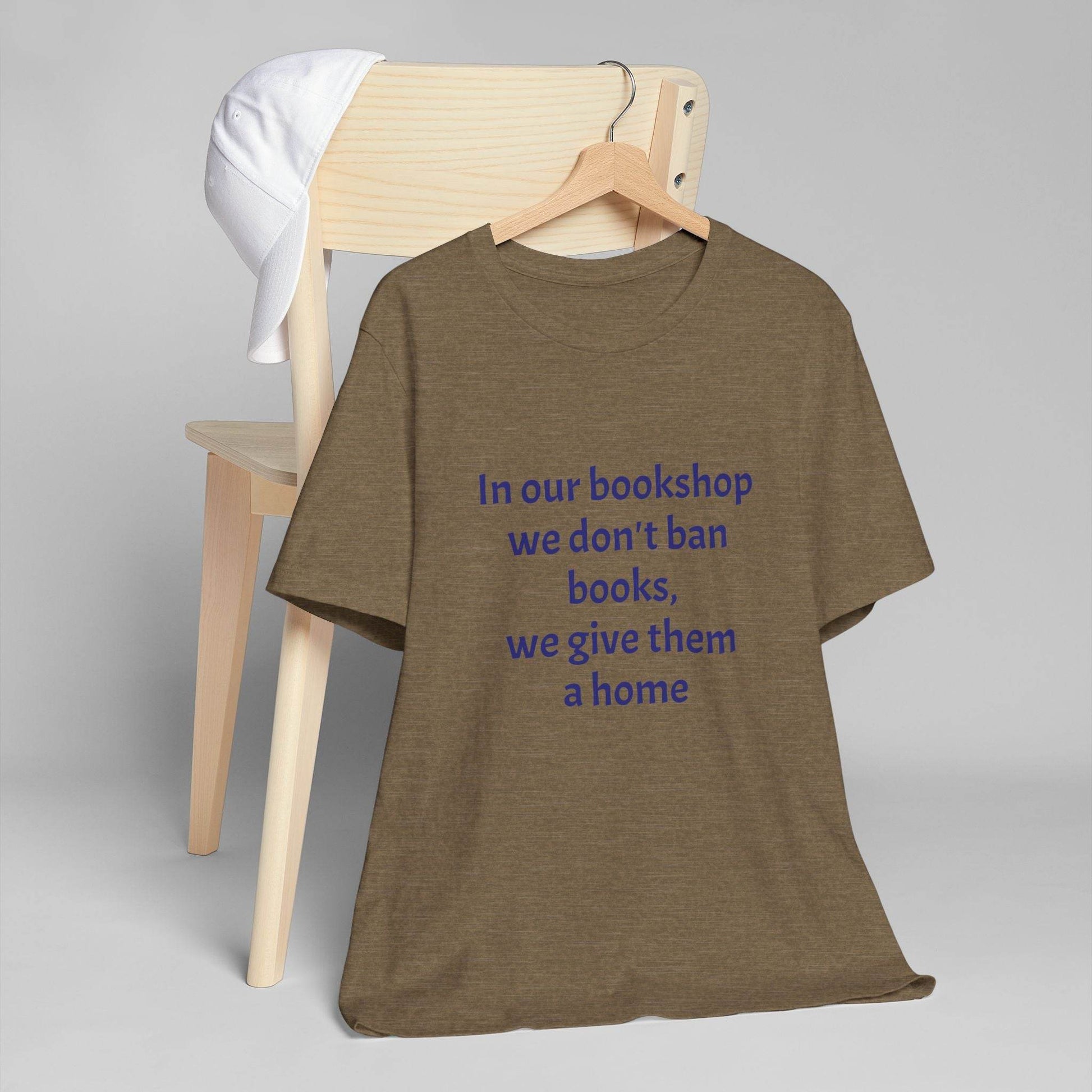 Inspirational Unisex Jersey T-Shirt - In our bookshop Vibe - The Dreamer's Bookshop.