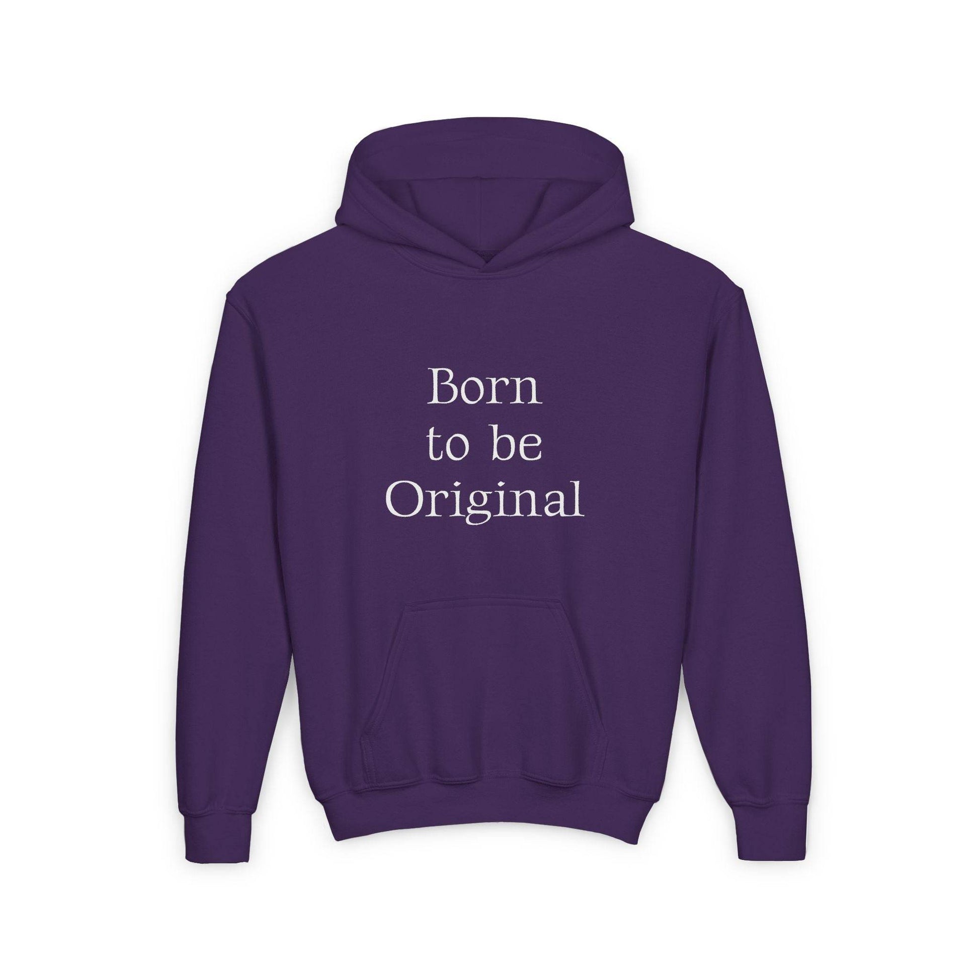EU - Youth Heavy Blend Hoodie - 'Born to be Original' - Indie Author Inspired Sweatshirt - The Dreamer's Bookshop.