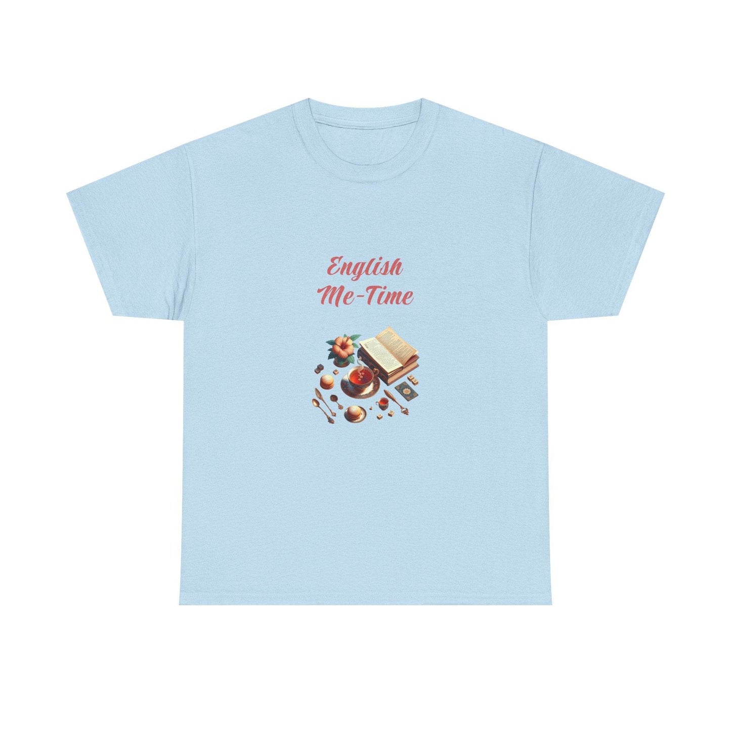 English Me-Time - A Unisex Heavy Cotton Tee - Perfect for Book Lovers - The Dreamer's Bookshop.