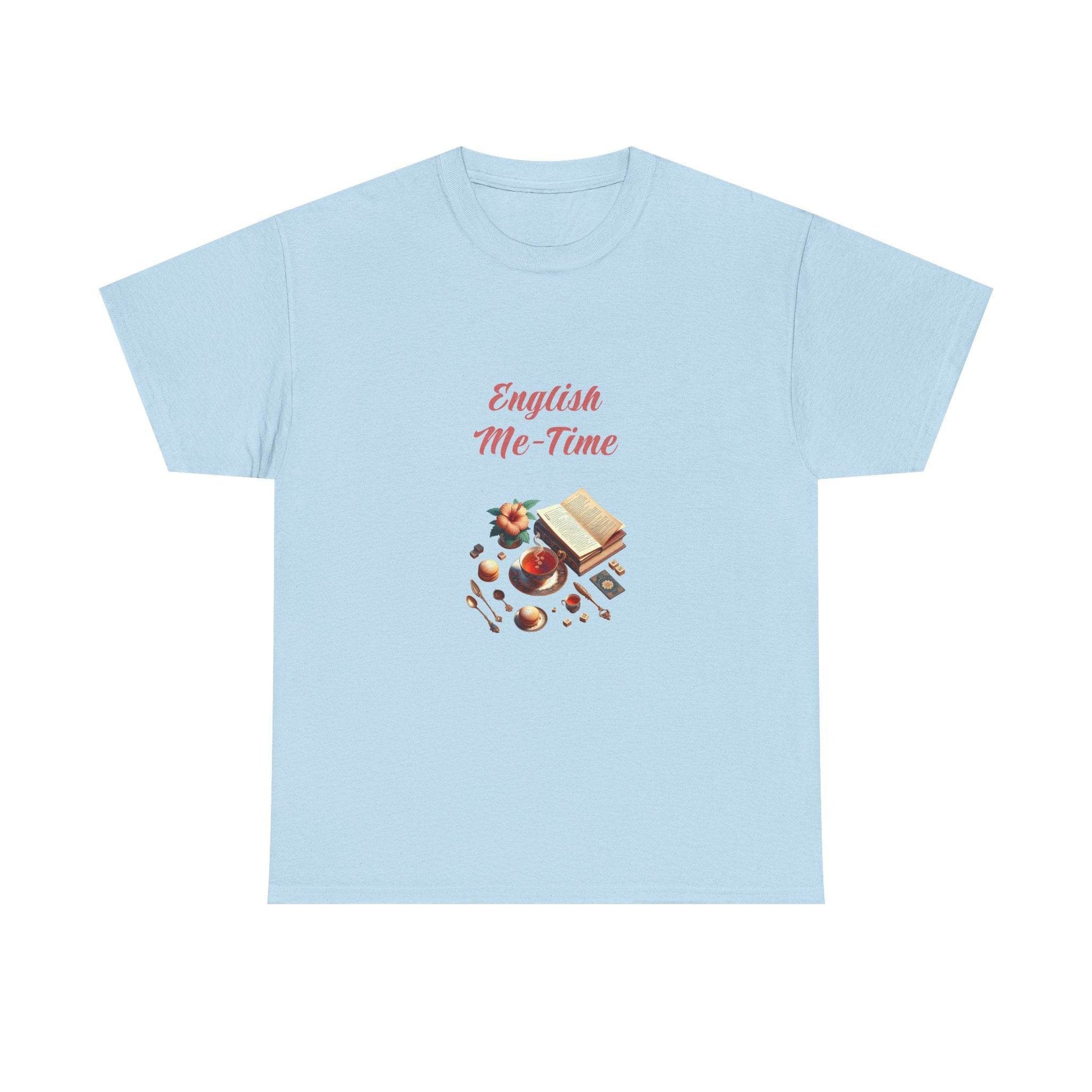 English Me-Time - A Unisex Heavy Cotton Tee - Perfect for Book Lovers - The Dreamer's Bookshop.
