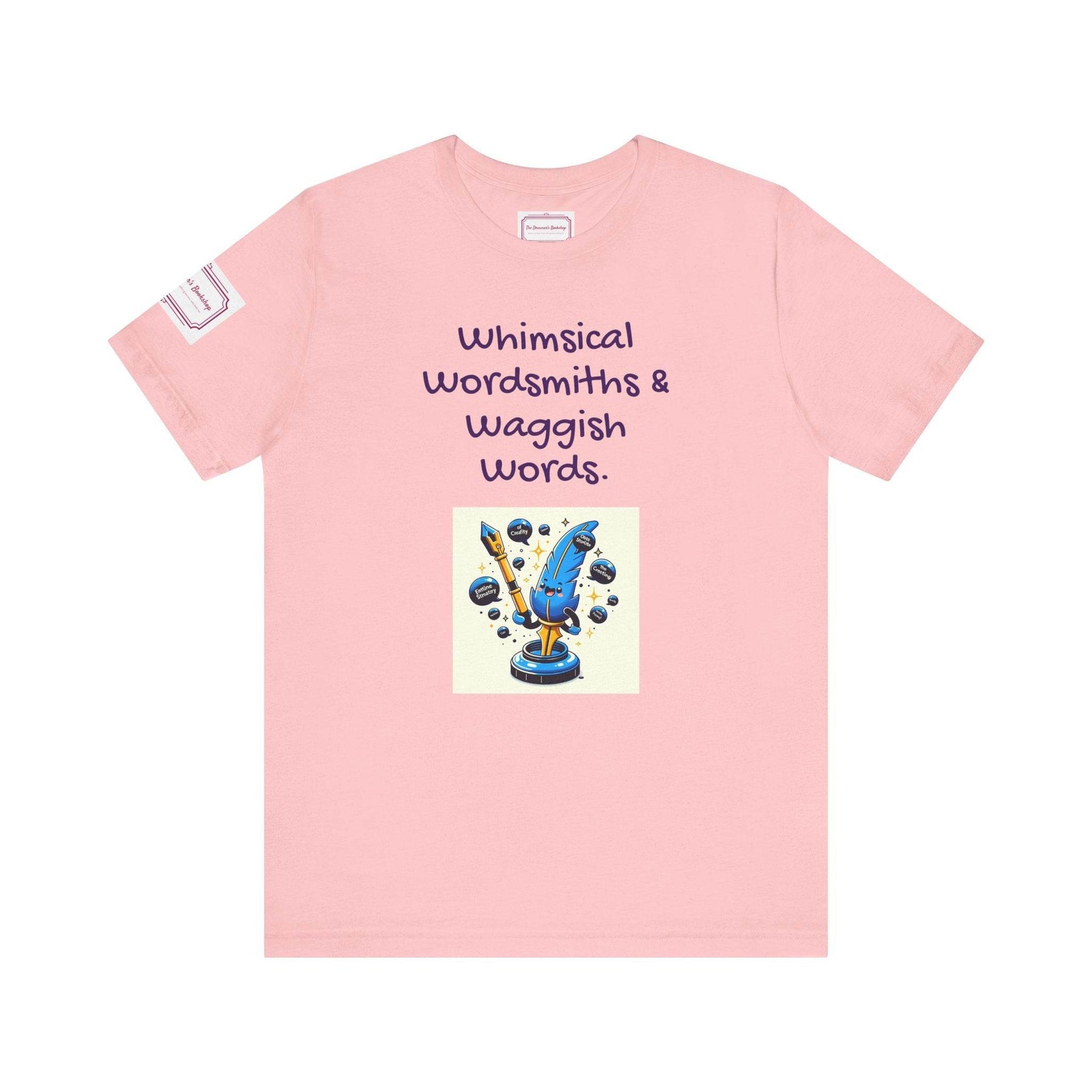 Whimsical Wordsmiths Tee - Fun Short Sleeve Shirt for Writers & Book Lovers - The Dreamer's Bookshop.
