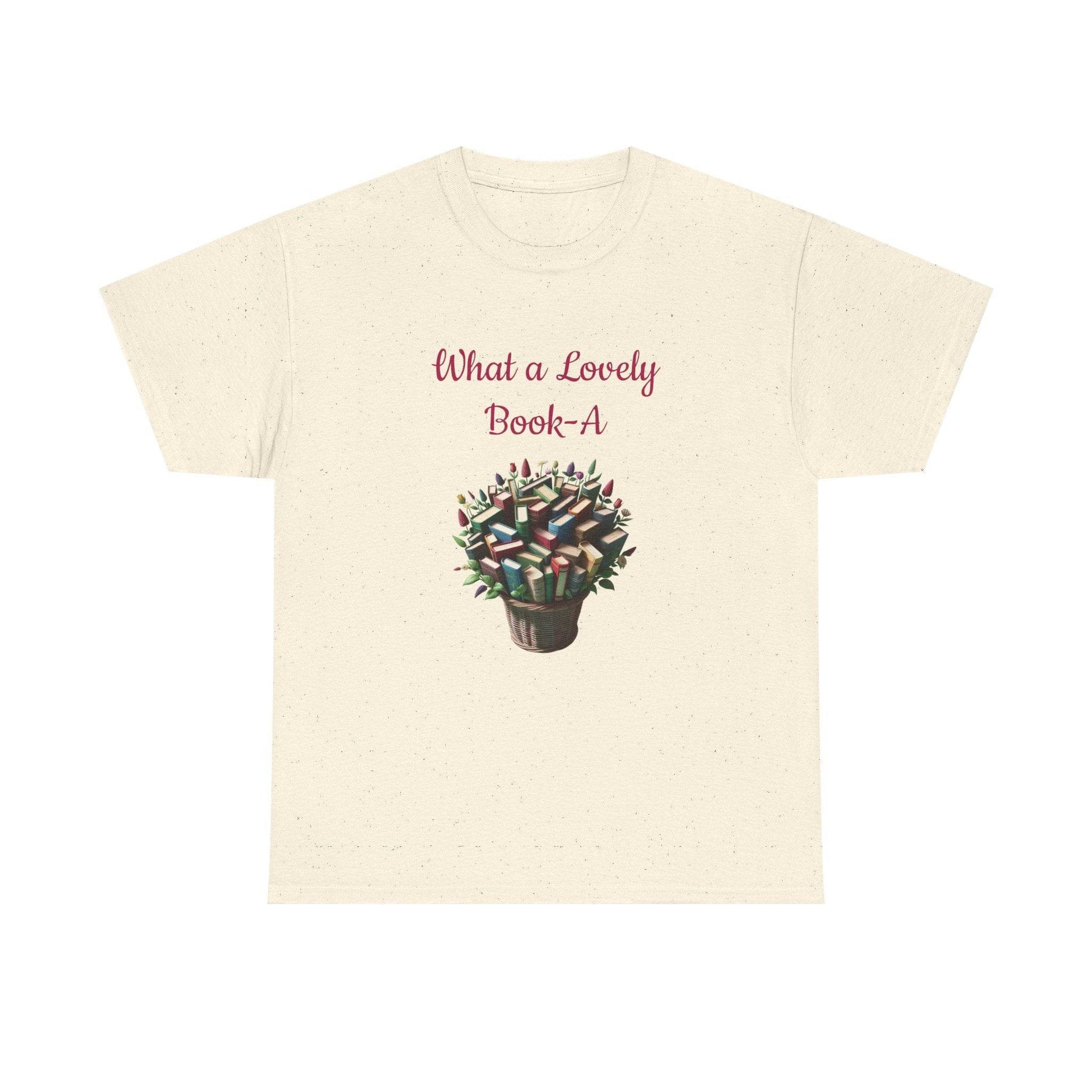What a Lovely Book-A Unisex Heavy Cotton Tee for Book Lovers - The Dreamer's Bookshop.