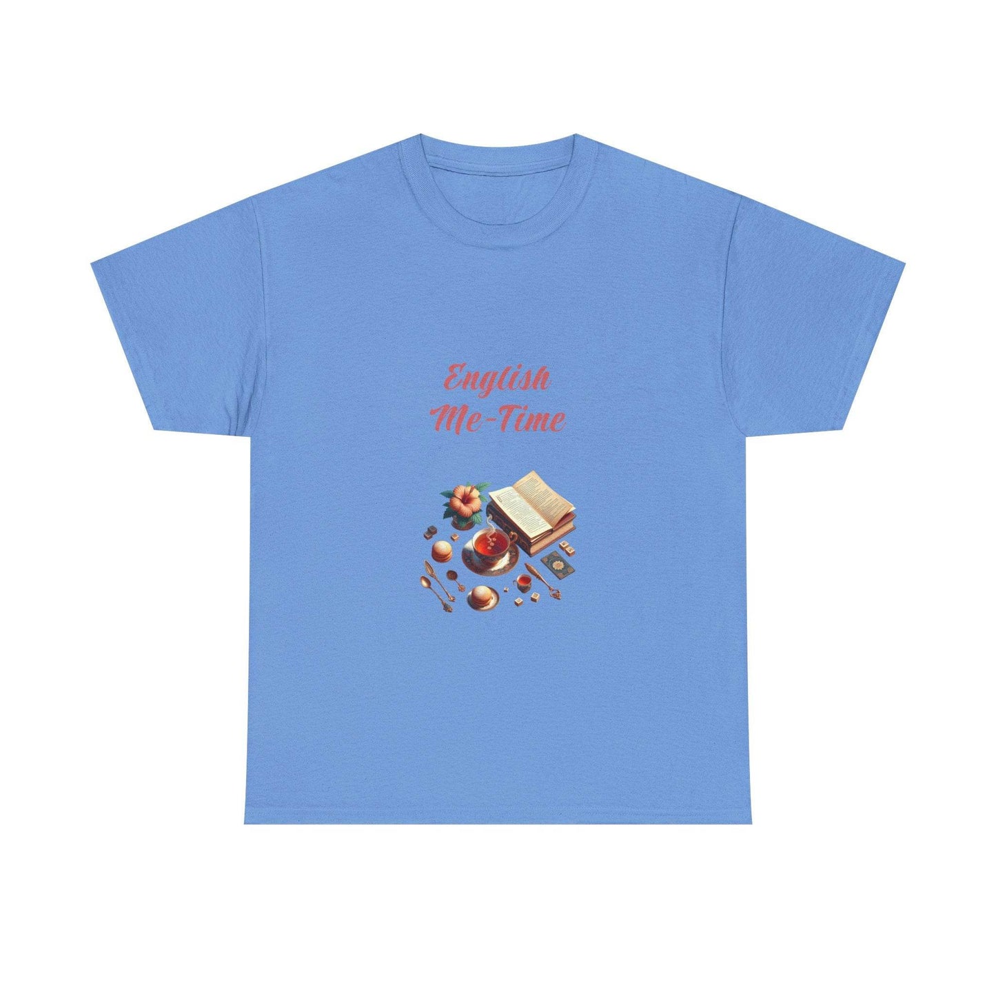 English Me-Time - Unisex Heavy Cotton Tee for Book Lovers - The Dreamer's Bookshop.