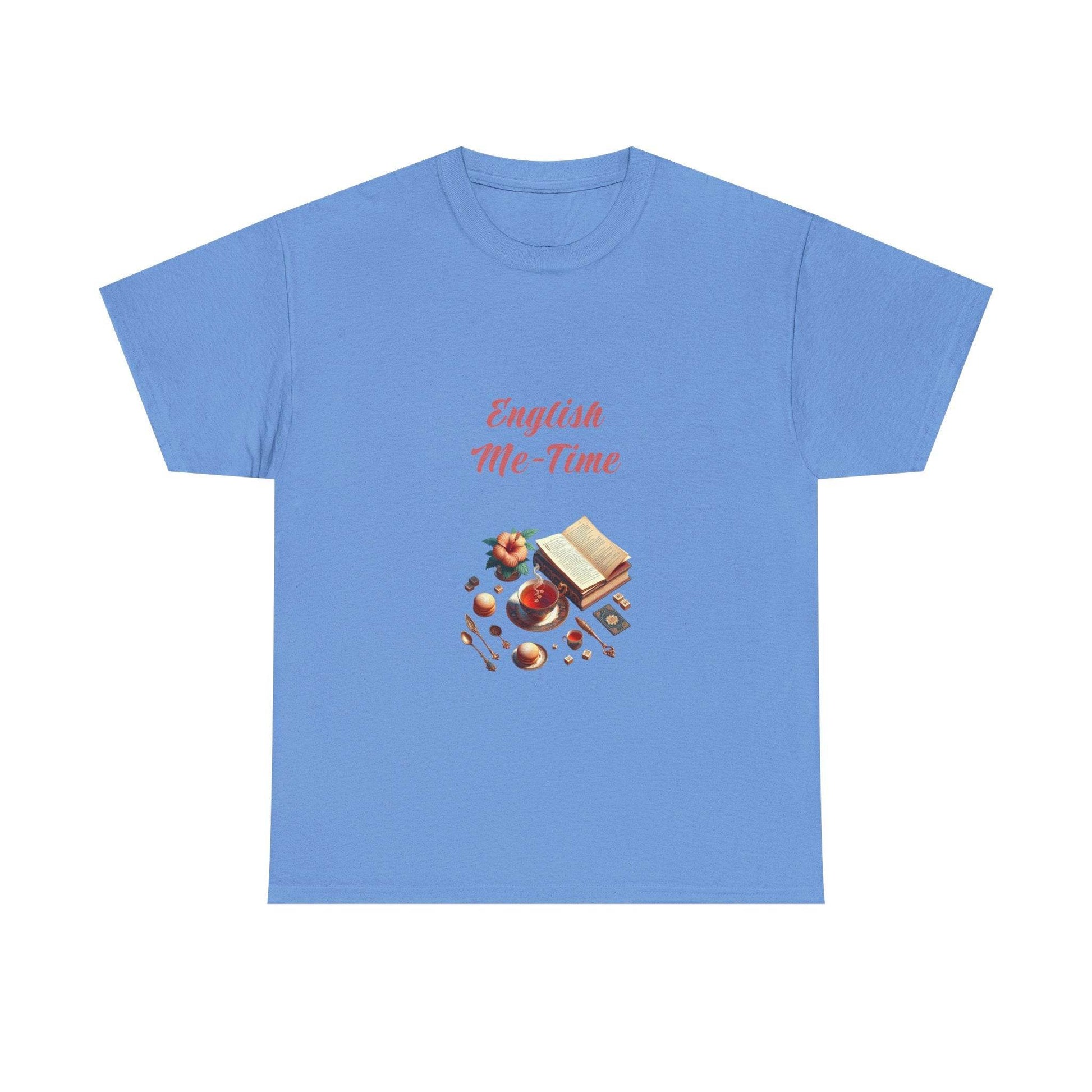 English Me-Time - Unisex Heavy Cotton Tee for Book Lovers - The Dreamer's Bookshop.