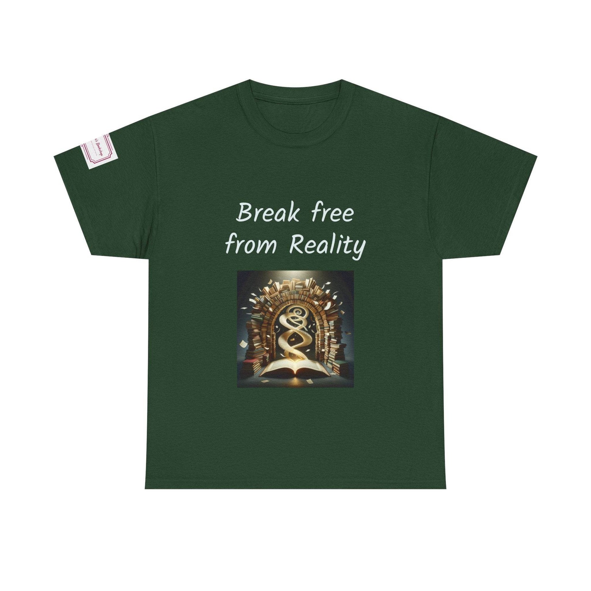 Break Free - Graphic Unisex Heavy Cotton Tee - Book Lovers - The Dreamer's Bookshop.