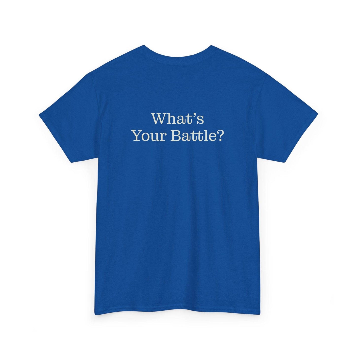Chronic Pain Warrior Unisex Heavy Cotton Tee - Inspirational Battle T-Shirt - The Dreamer's Bookshop.