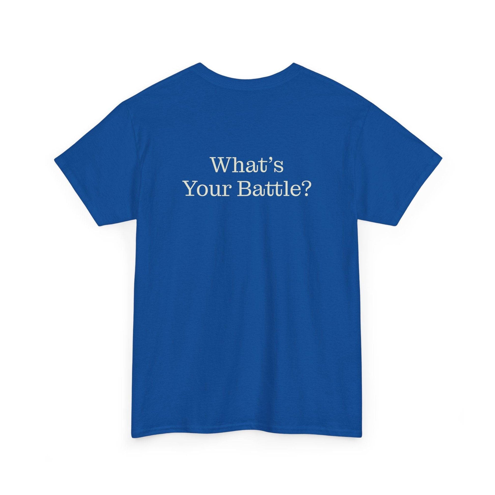 Chronic Pain Warrior Unisex Heavy Cotton Tee - Inspirational Battle T-Shirt - The Dreamer's Bookshop.