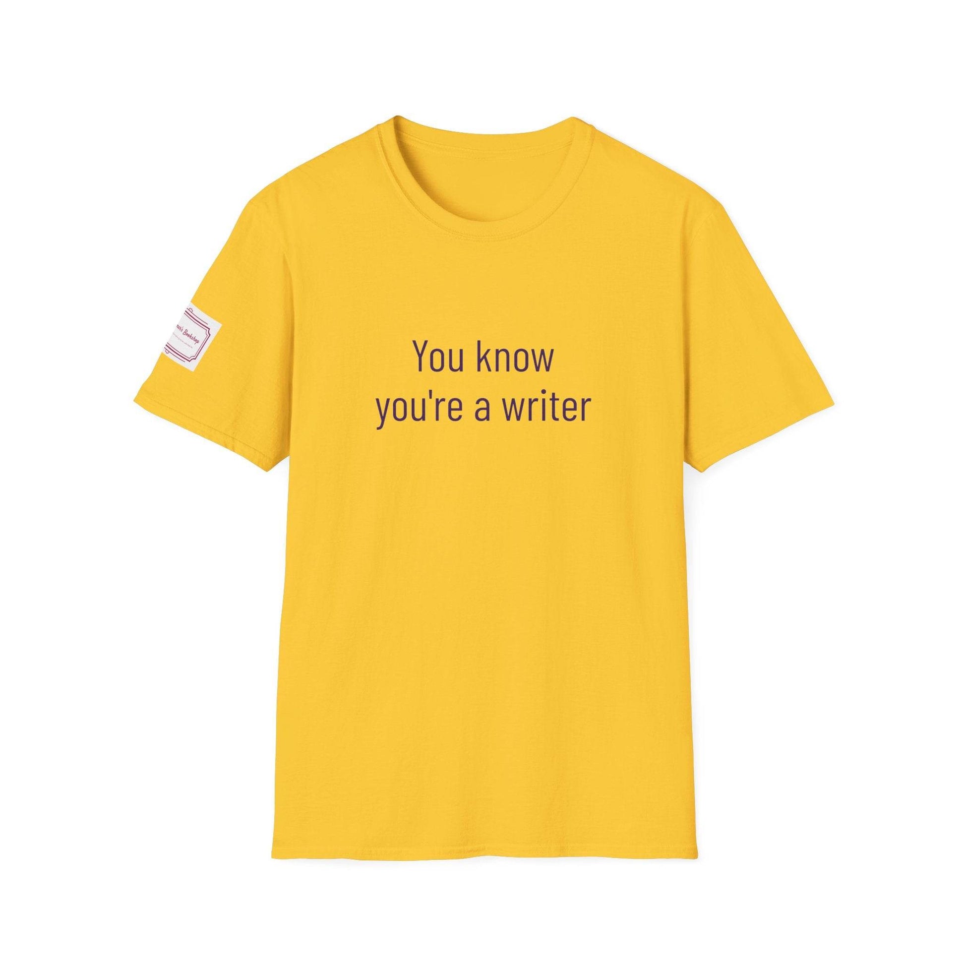 Inspirational Unisex Softstyle T-Shirt - 'You Know' Philosophical Design - The Dreamer's Bookshop.