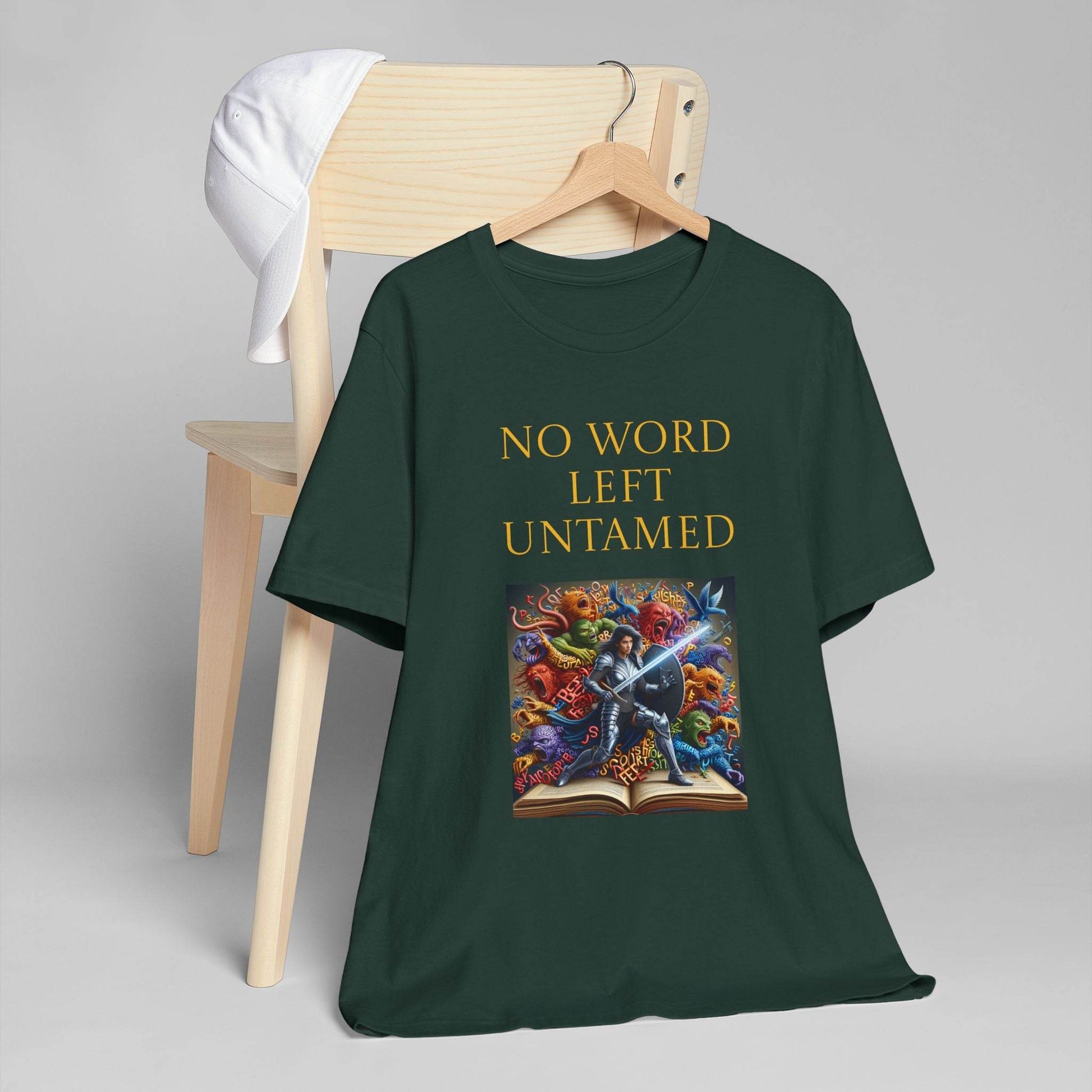 Unisex Jersey T-Shirt - No Word - The Dreamer's Bookshop.