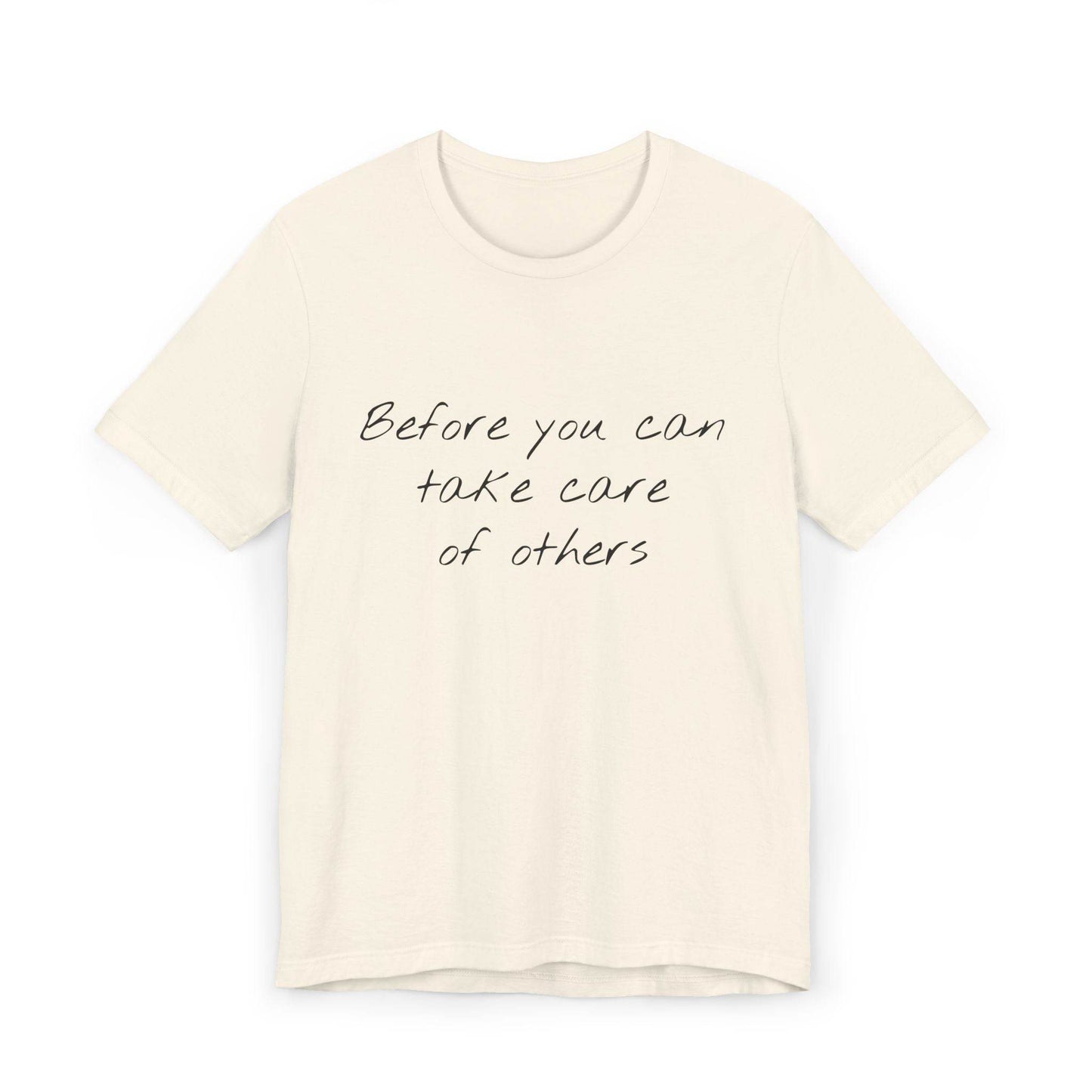 Unisex Jersey T-Shirt - 'Take Care' Inspirational - The Dreamer's Bookshop.