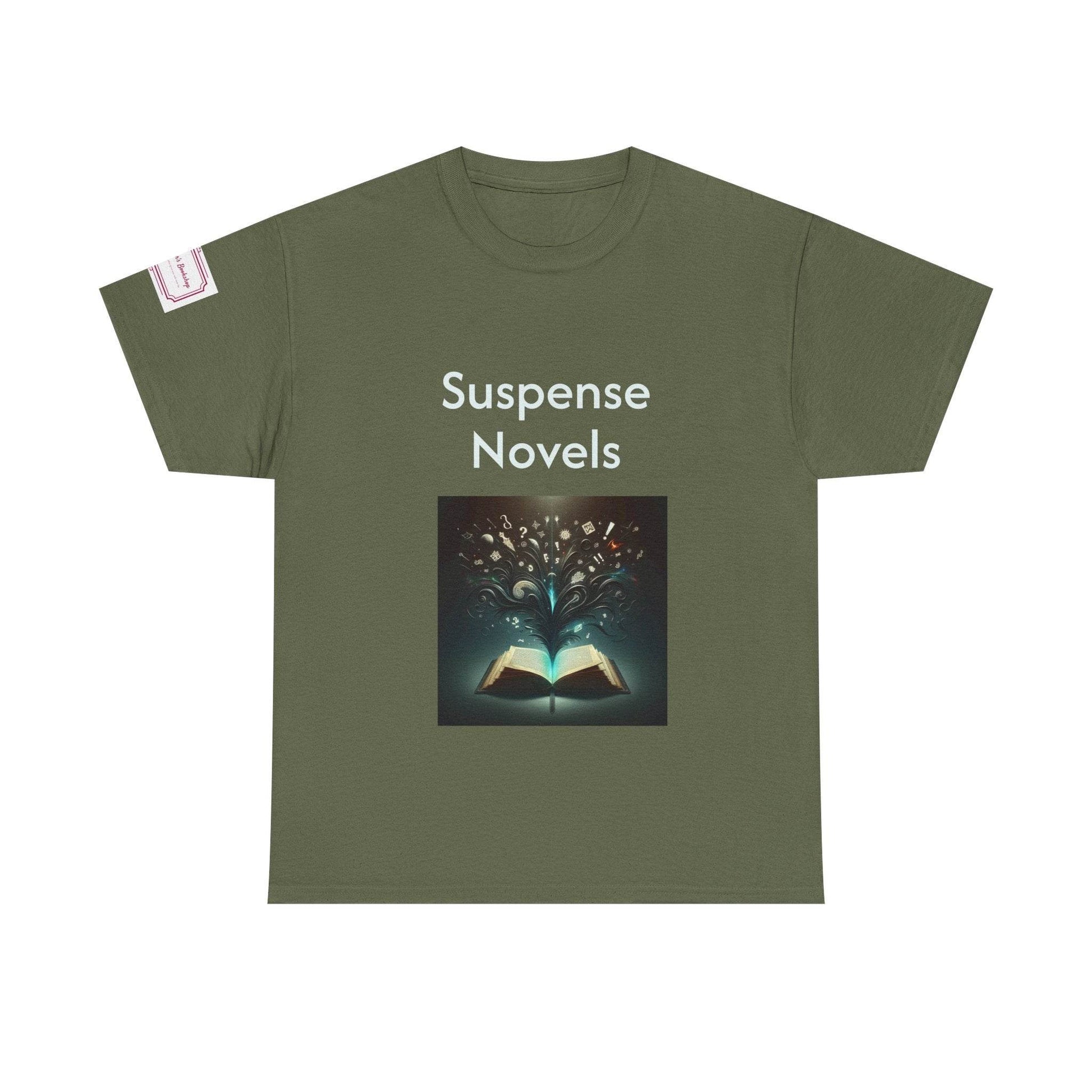 Fiction - Graphic Unisex Heavy Cotton Tee - Suspense Novels - The Dreamer's Bookshop.