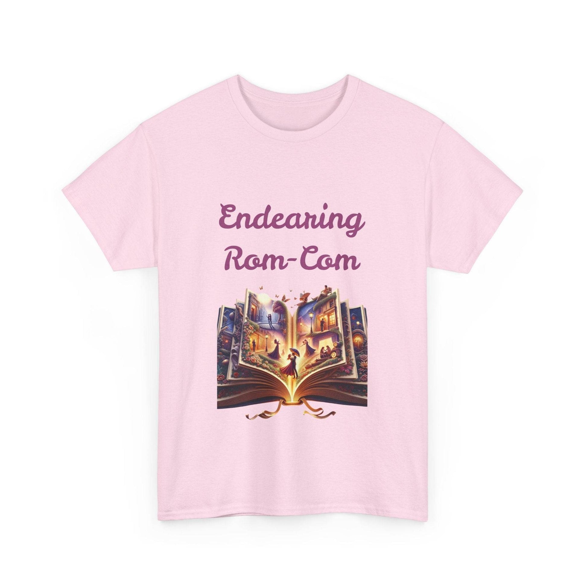Endearing - Unisex Heavy Cotton Tee - Rom-Com Books - The Dreamer's Bookshop.