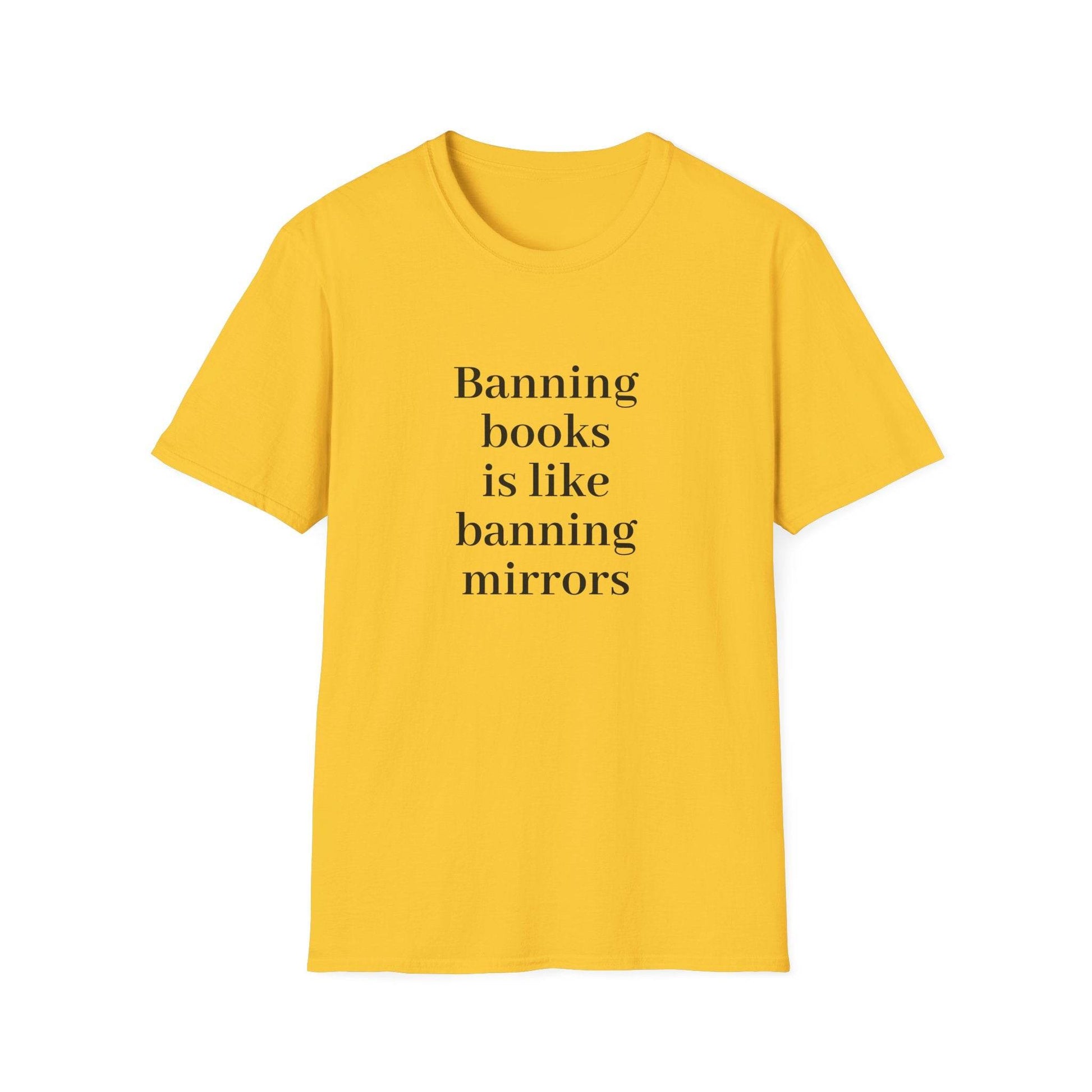 Unisex Softstyle T-Shirt - 'Banning Books' - The Dreamer's Bookshop.