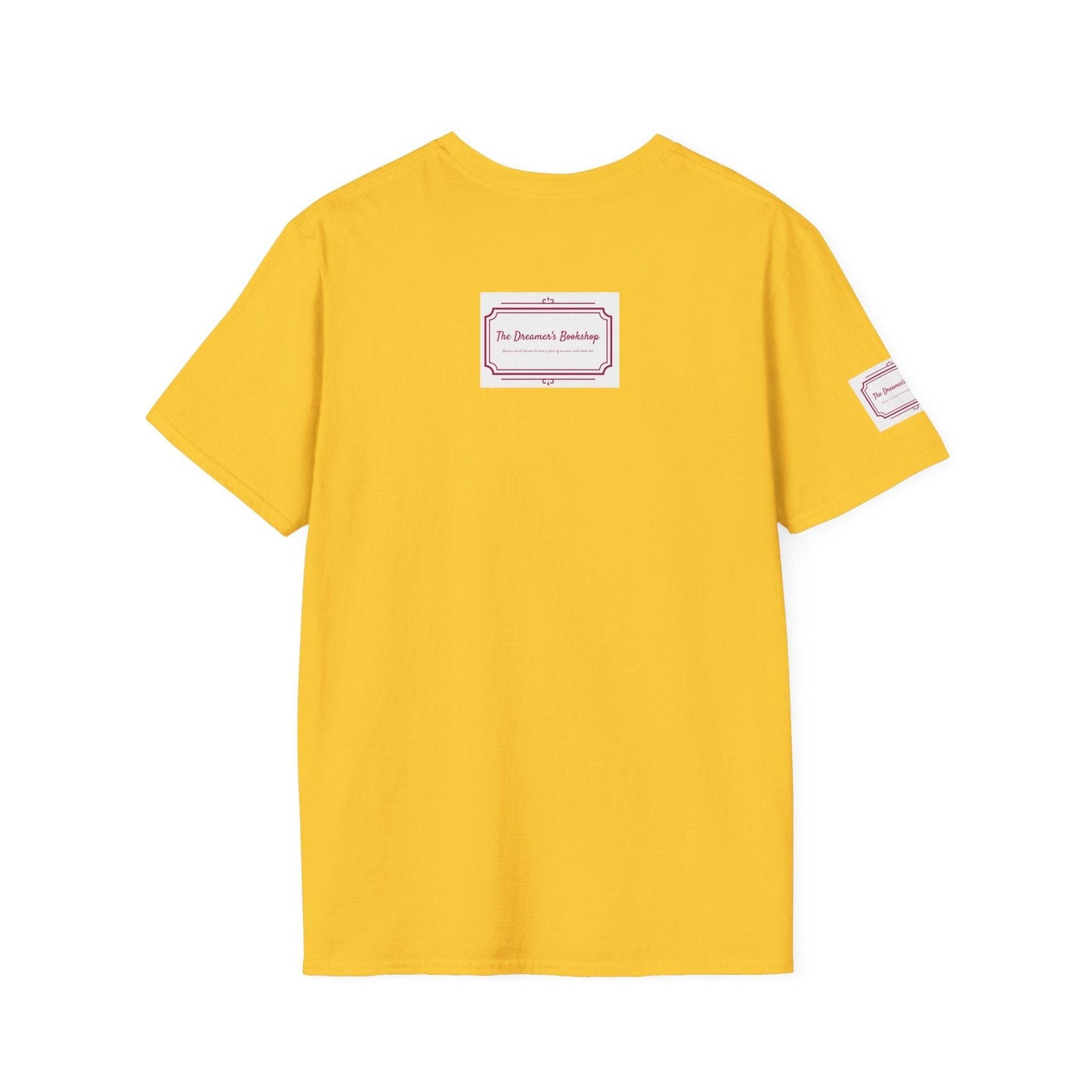 Inspirational Unisex Softstyle T-Shirt - 'Keep Breathing' Motivational Design - The Dreamer's Bookshop.