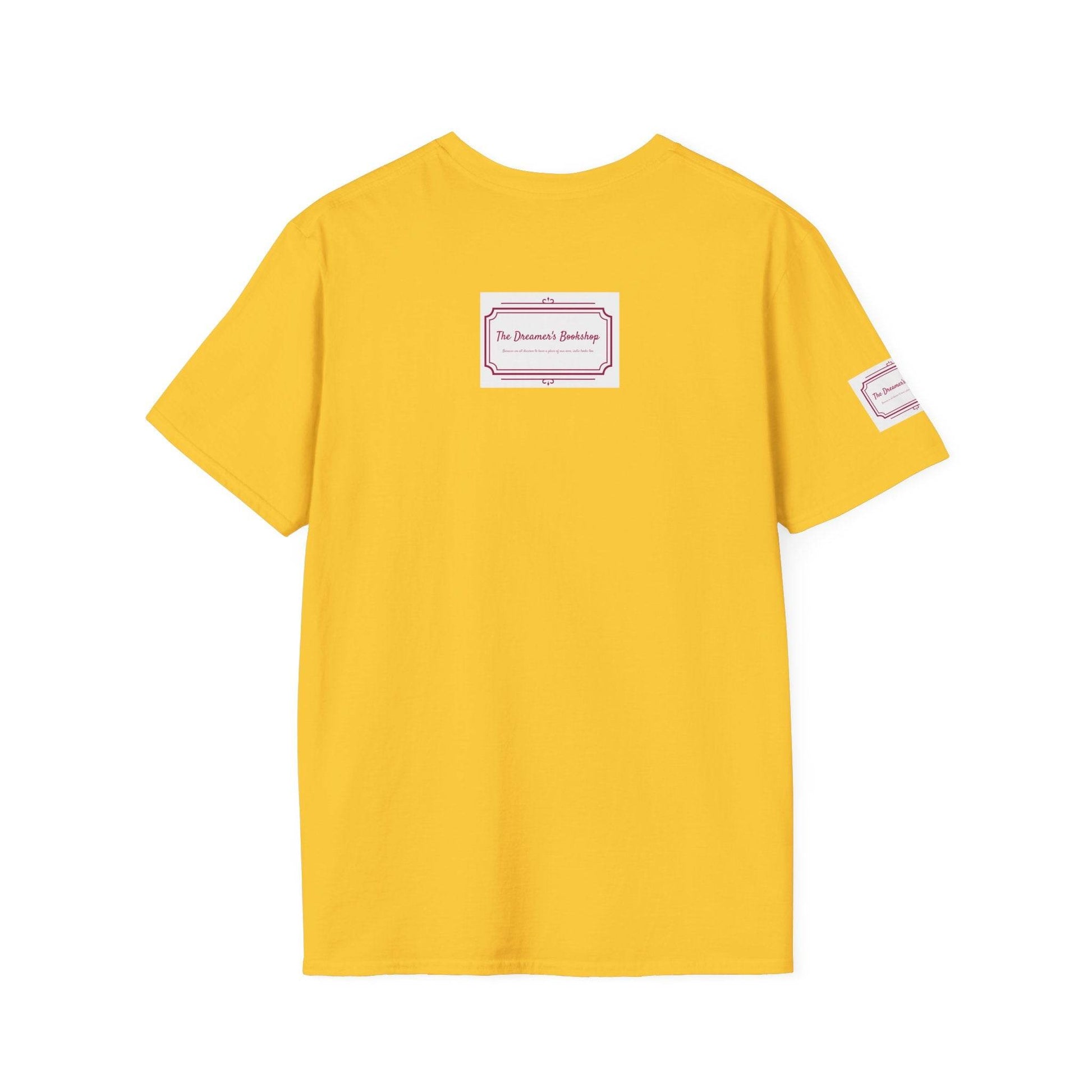 Inspirational Unisex Softstyle T-Shirt - 'Keep Breathing' Motivational Design - The Dreamer's Bookshop.