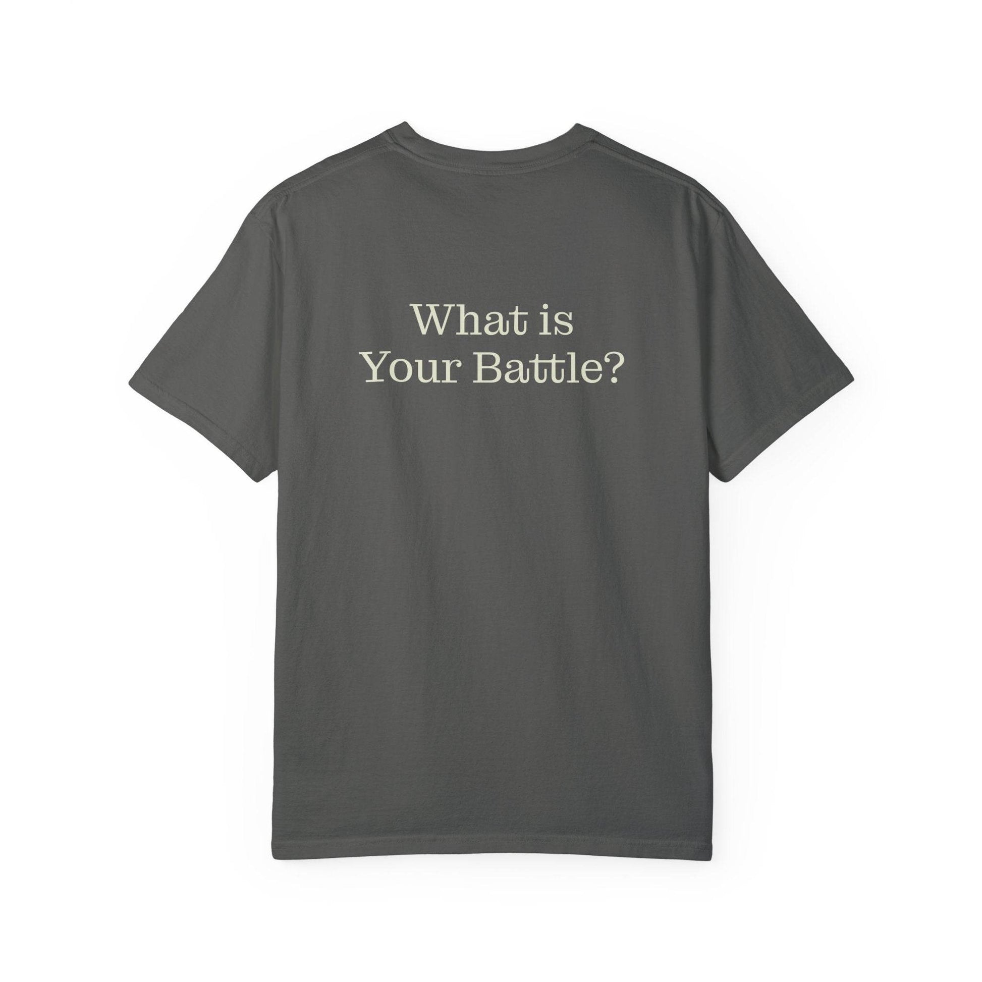 Chronic Pain Warrior Unisex Garment-Dyed T-Shirt - Empowering Supportive Apparel - The Dreamer's Bookshop.