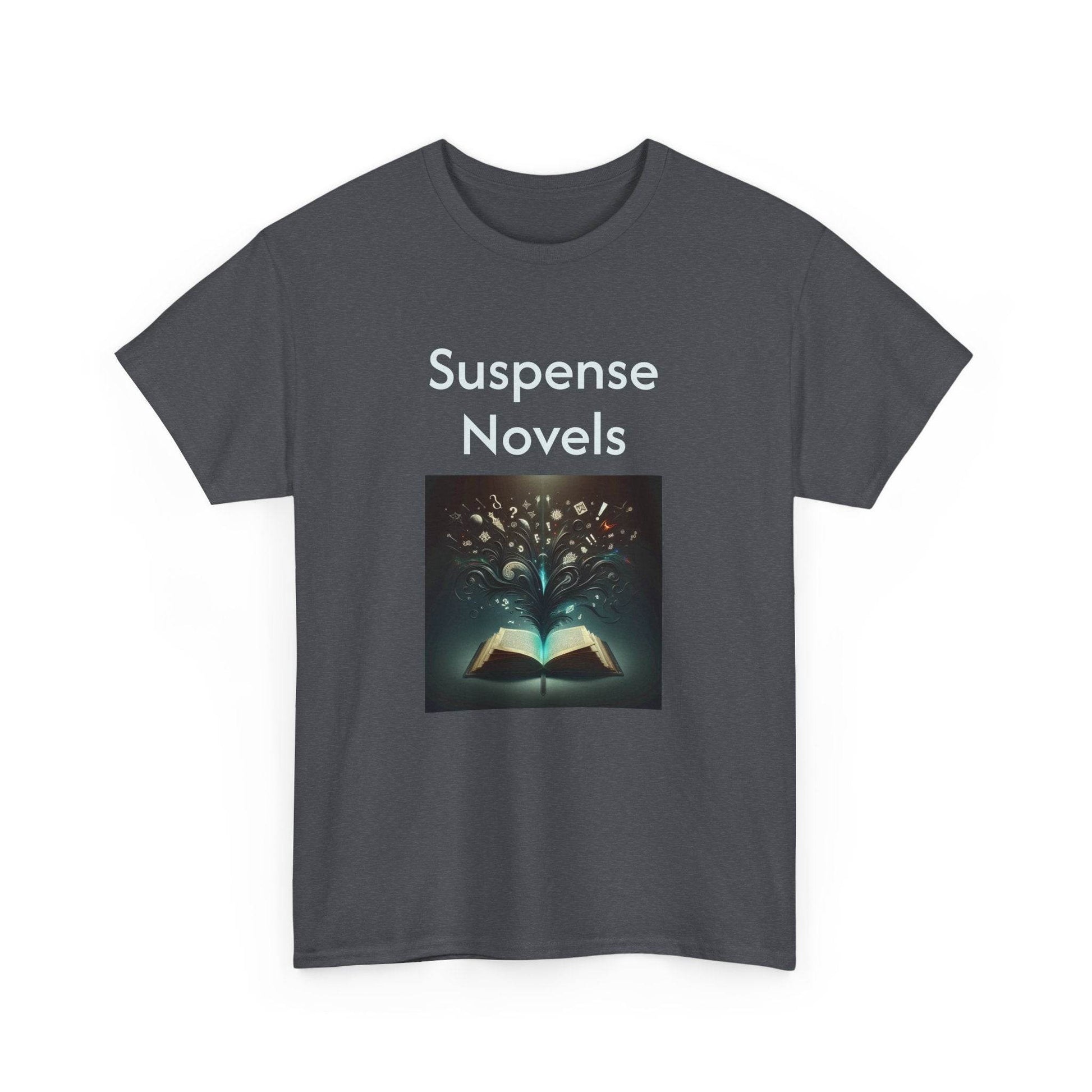 Fiction - Graphic Tee - Unisex Heavy Cotton T-Shirt Suspense Novels - The Dreamer's Bookshop.