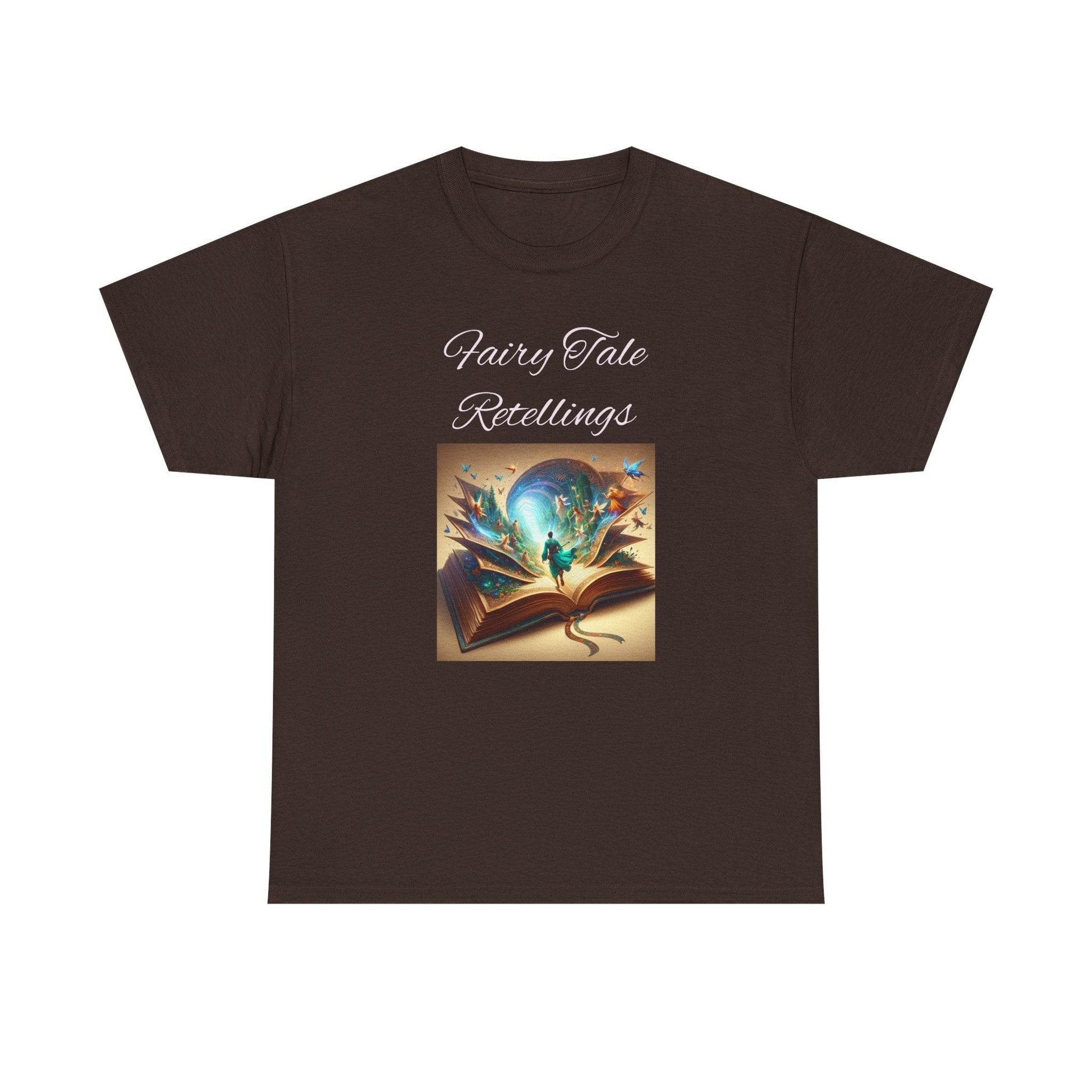 Fiction - Graphic Tee - Unisex Heavy Cotton T-Shirt - Fairy Tale Retellings - The Dreamer's Bookshop.