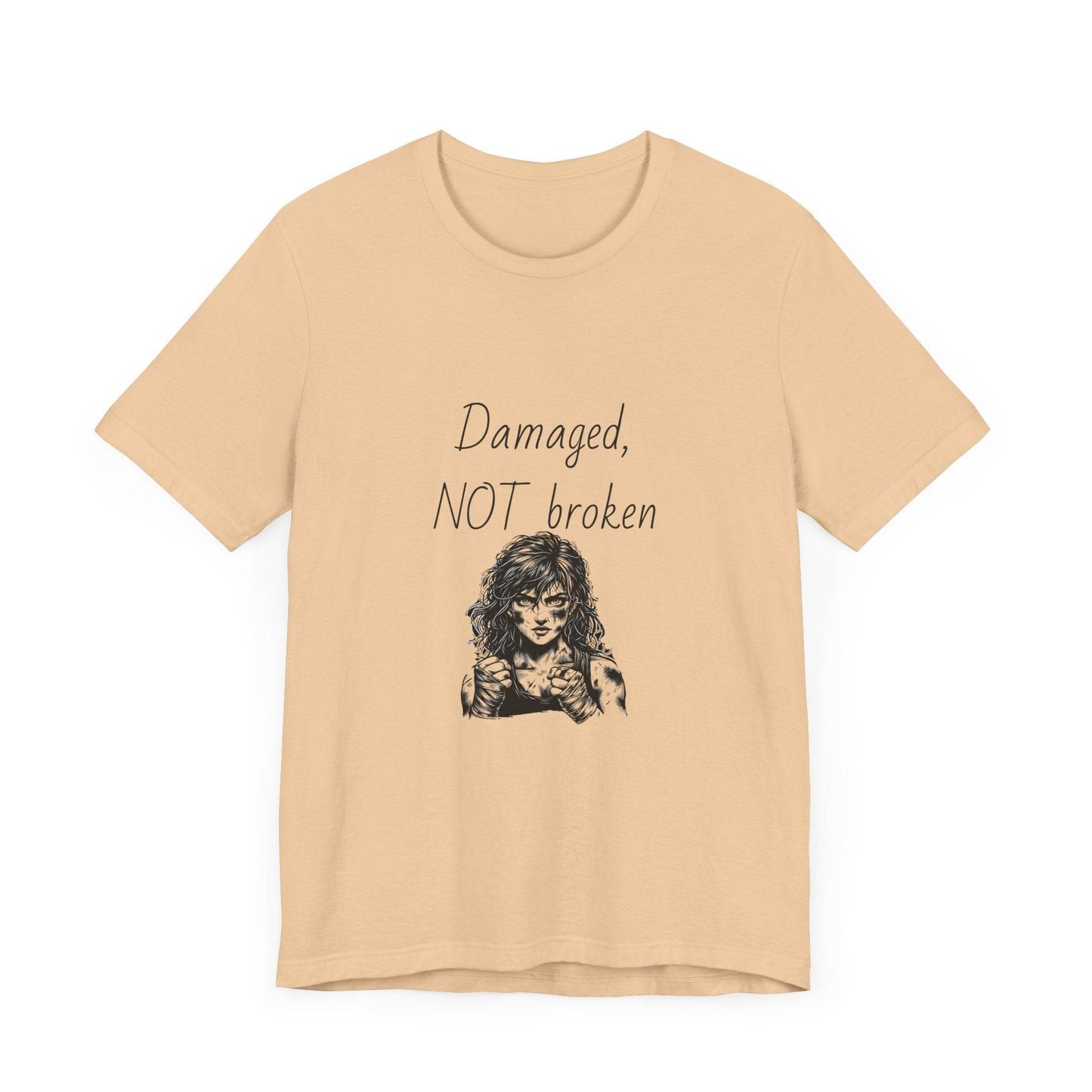 Fierce Survivor Unisex Short Sleeve Tee - Damaged, NOT broken - The Dreamer's Bookshop.