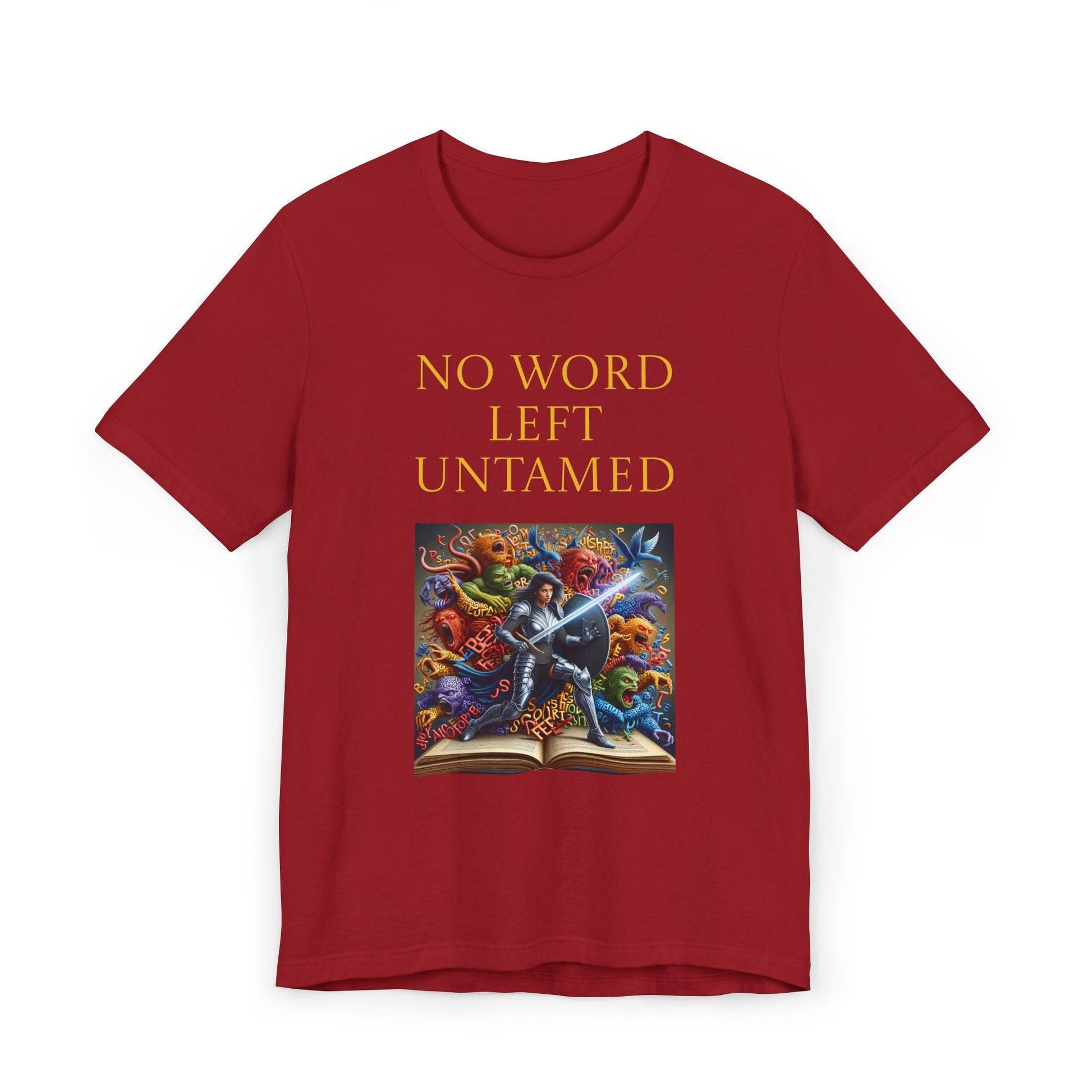 Unisex Jersey T-Shirt - No Word - The Dreamer's Bookshop.