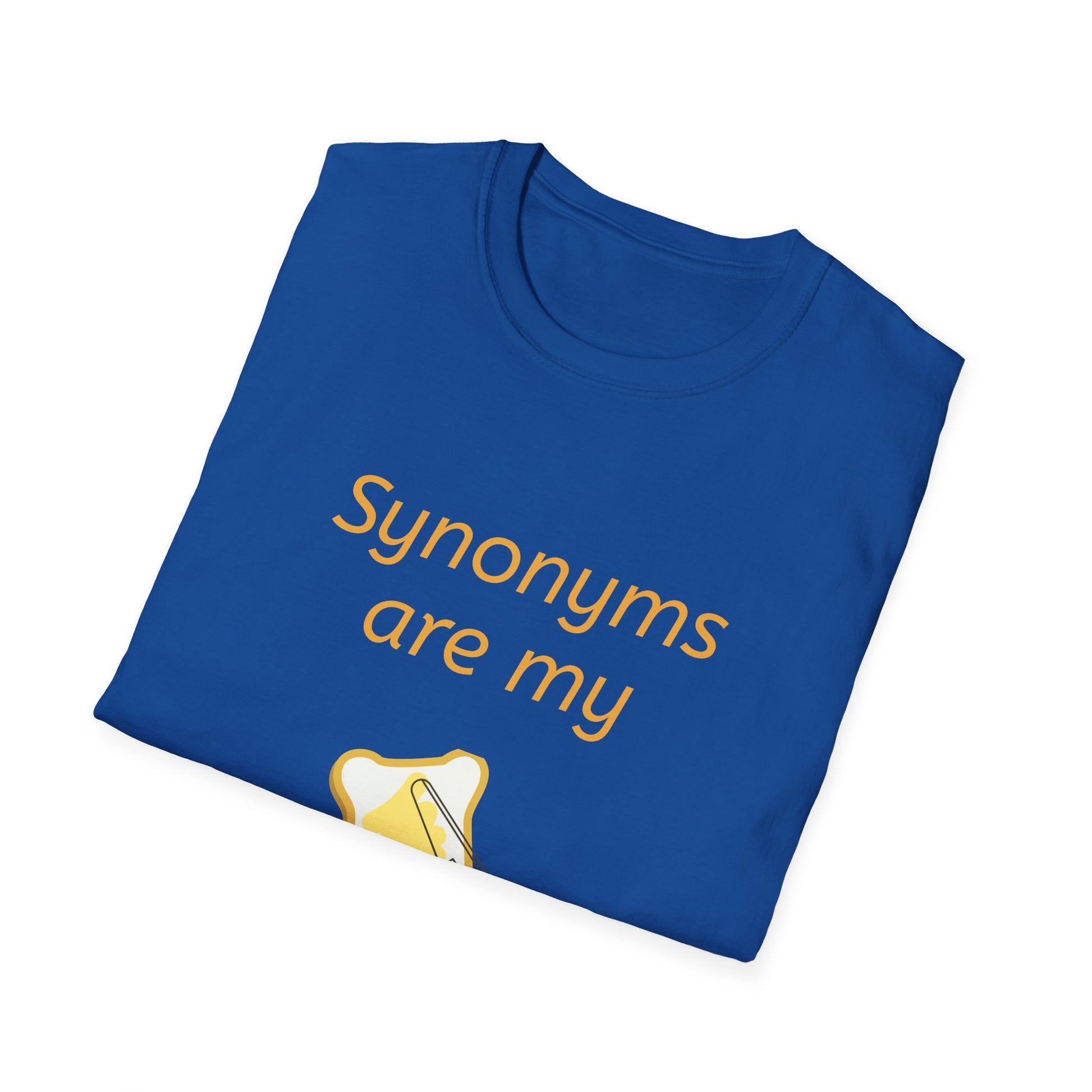 "Synonyms Are My Jam" Unisex Softstyle T-Shirt - Wordsmiths - The Dreamer's Bookshop.