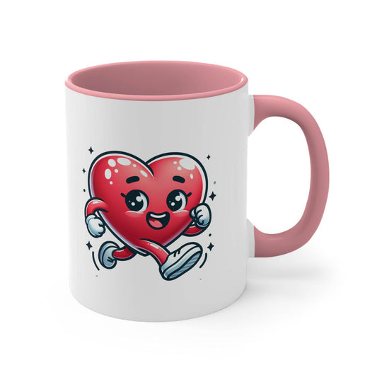 Inspirational Colorful Accent Mug - 11oz Be Happy Stay Positive - The Dreamer's Bookshop.