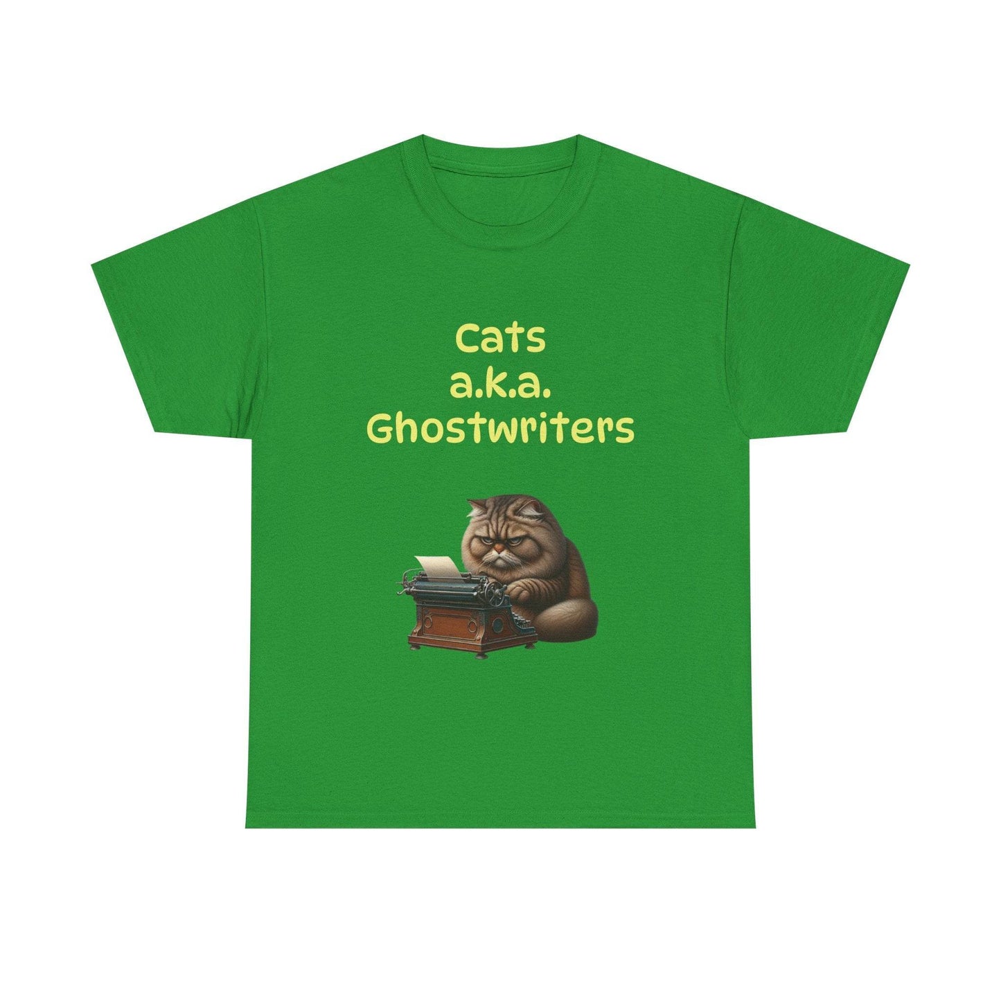 Cats Ghostwriters - A Unisex Heavy Cotton Tee - Perfect for Book Lovers - The Dreamer's Bookshop.