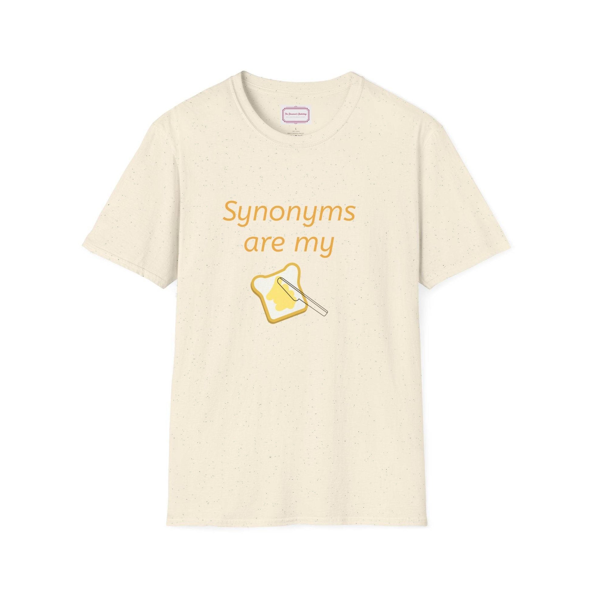 Synonyms Are My Jam Unisex Softstyle T-Shirt - Perfect Gift for Word Lovers - The Dreamer's Bookshop.