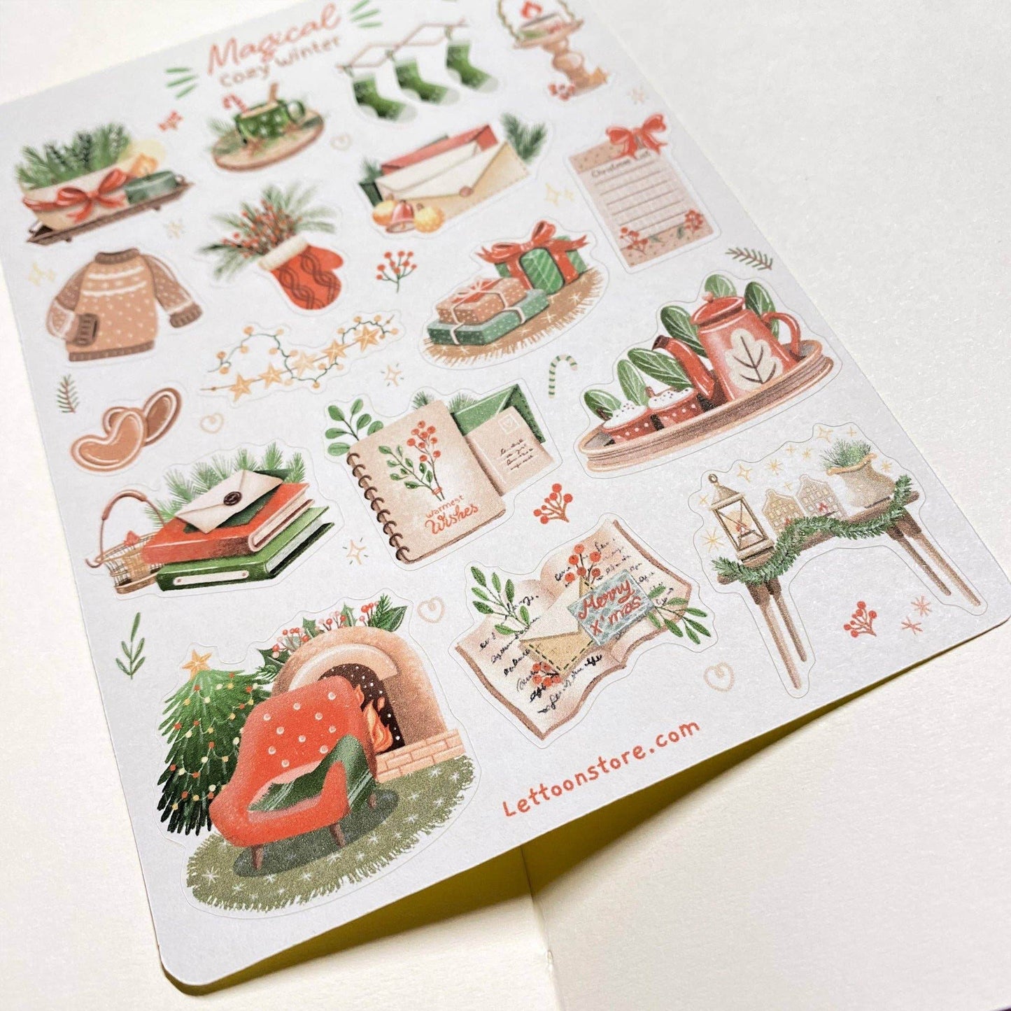 LETTOOn - Stickervel - Magische Gezellige Winter - The Dreamer's Bookshop.