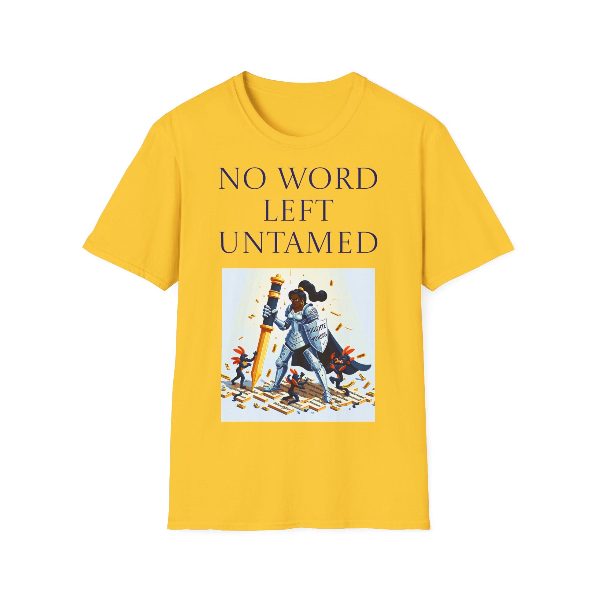 Unisex -Inspired T-Shirt - "No Word" - Perfect for Book Lovers - The Dreamer's Bookshop.
