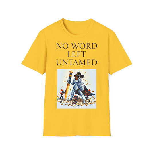 Unisex -Inspired T-Shirt - "No Word" - Perfect for Book Lovers - The Dreamer's Bookshop.