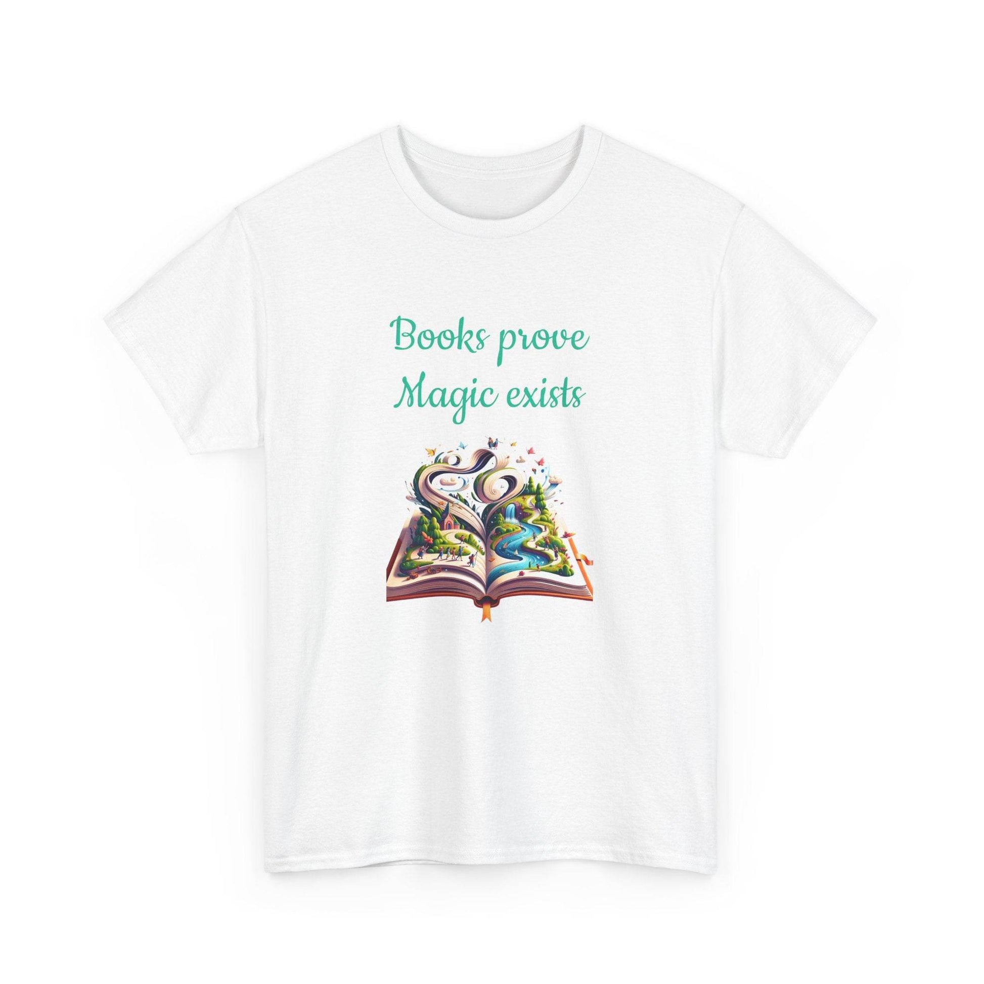 Magic Exists -A Unisex Heavy Cotton Tee - Perfect Gift for Book Lovers - The Dreamer's Bookshop.
