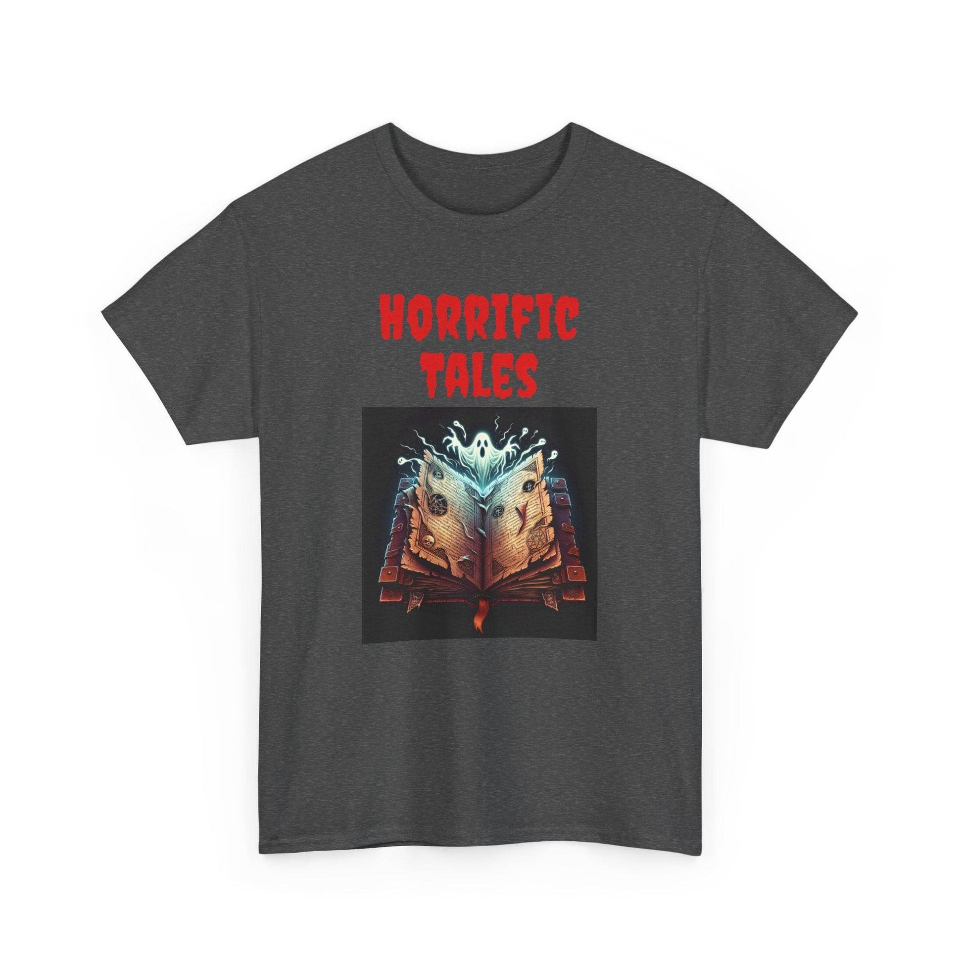 Horrific Tales - A Unisex Heavy Cotton Tee - Perfect Gift for Book Lovers - The Dreamer's Bookshop.