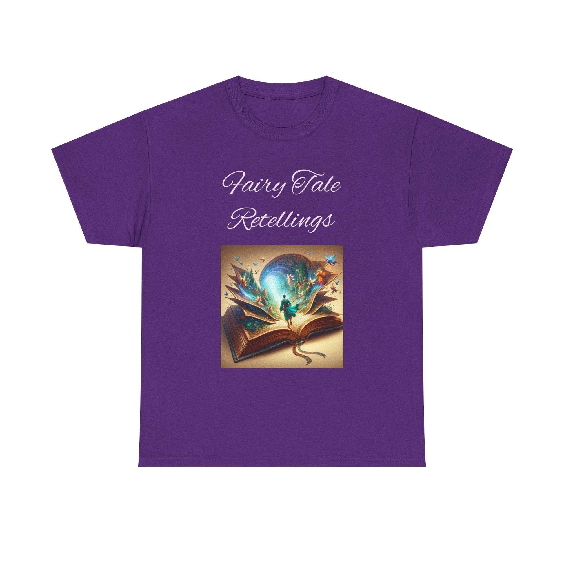 Fiction - Unisex Heavy Cotton Tee - Fairy Tale Retellings - The Dreamer's Bookshop.