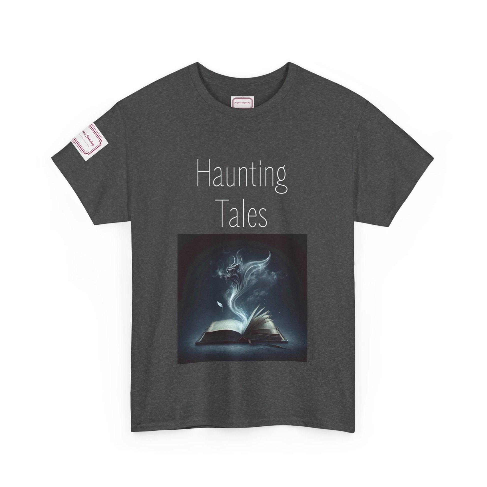 Haunting Tales - Unisex Heavy Cotton Tee - Perfect for Book Lovers - The Dreamer's Bookshop.