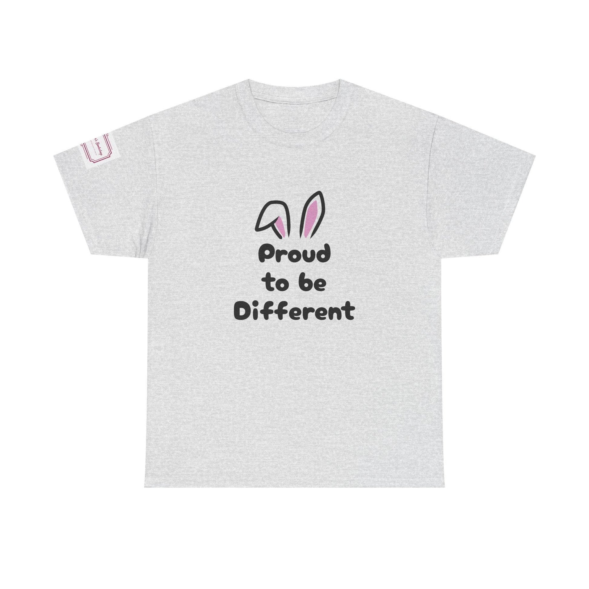 Proud to Be Different Unisex Heavy Cotton Tee – Celebrate Uniqueness - The Dreamer's Bookshop.