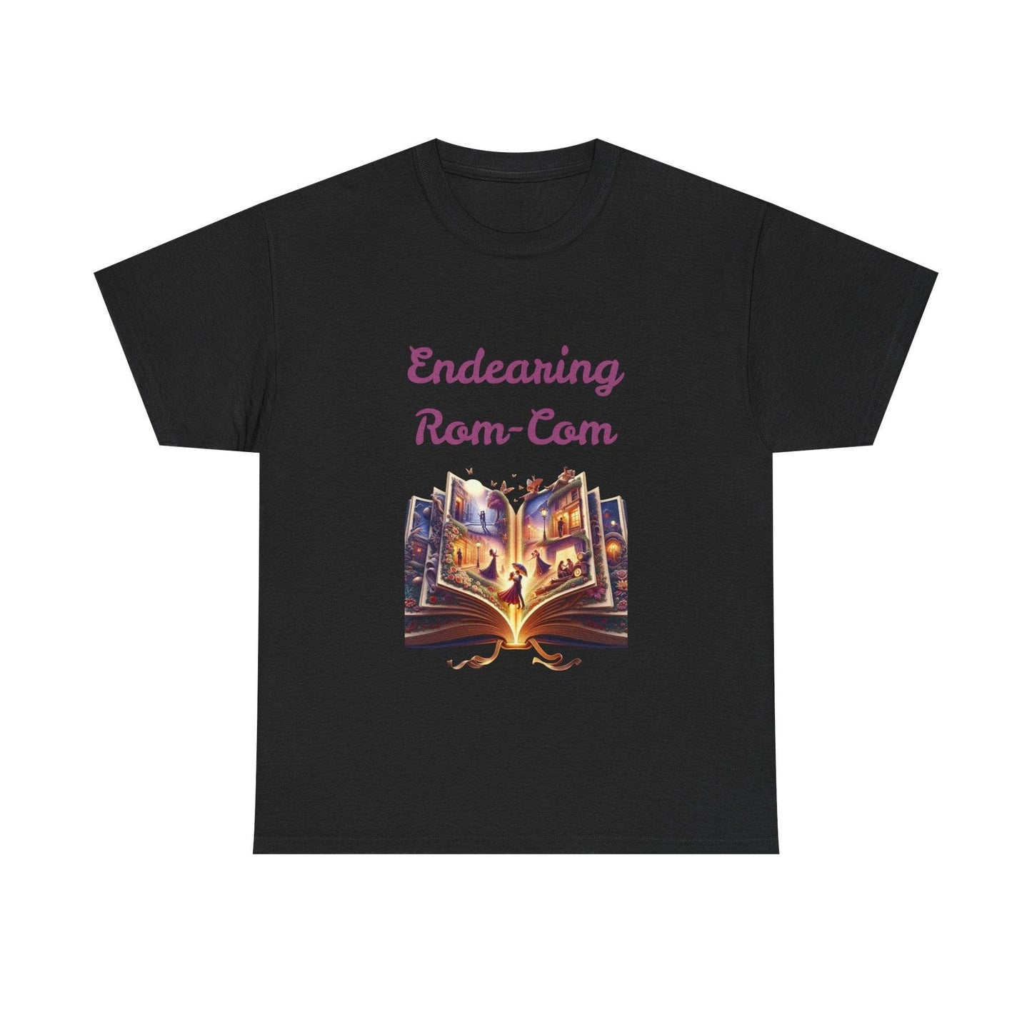 Endearing - Unisex Heavy Cotton Tee - Rom-Com Books - The Dreamer's Bookshop.