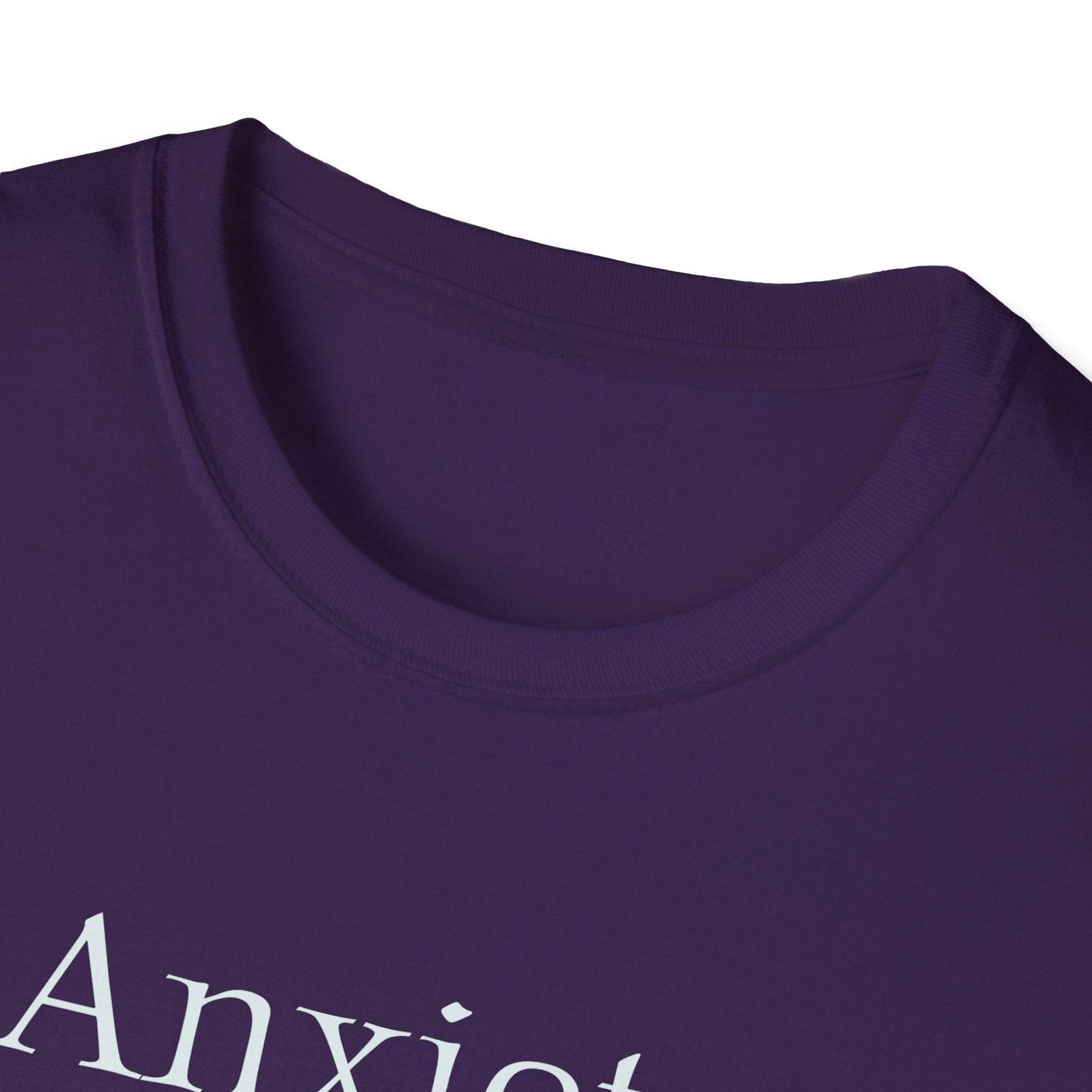 Anxiety Warrior Unisex Softstyle T-Shirt - Empowering Battle Against Mental Health - The Dreamer's Bookshop.